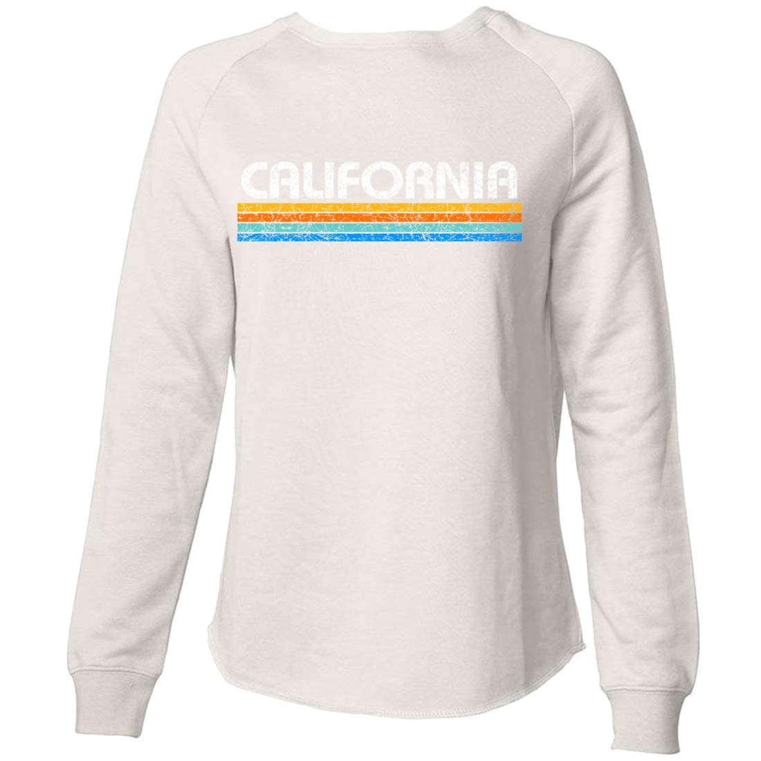 California Vintage Stripe Super Soft Crewneck Sweater for Women | Cozy Casual Pullover | Perfect for Fall & Winter Outfits, Date Nights and Coffee Dates