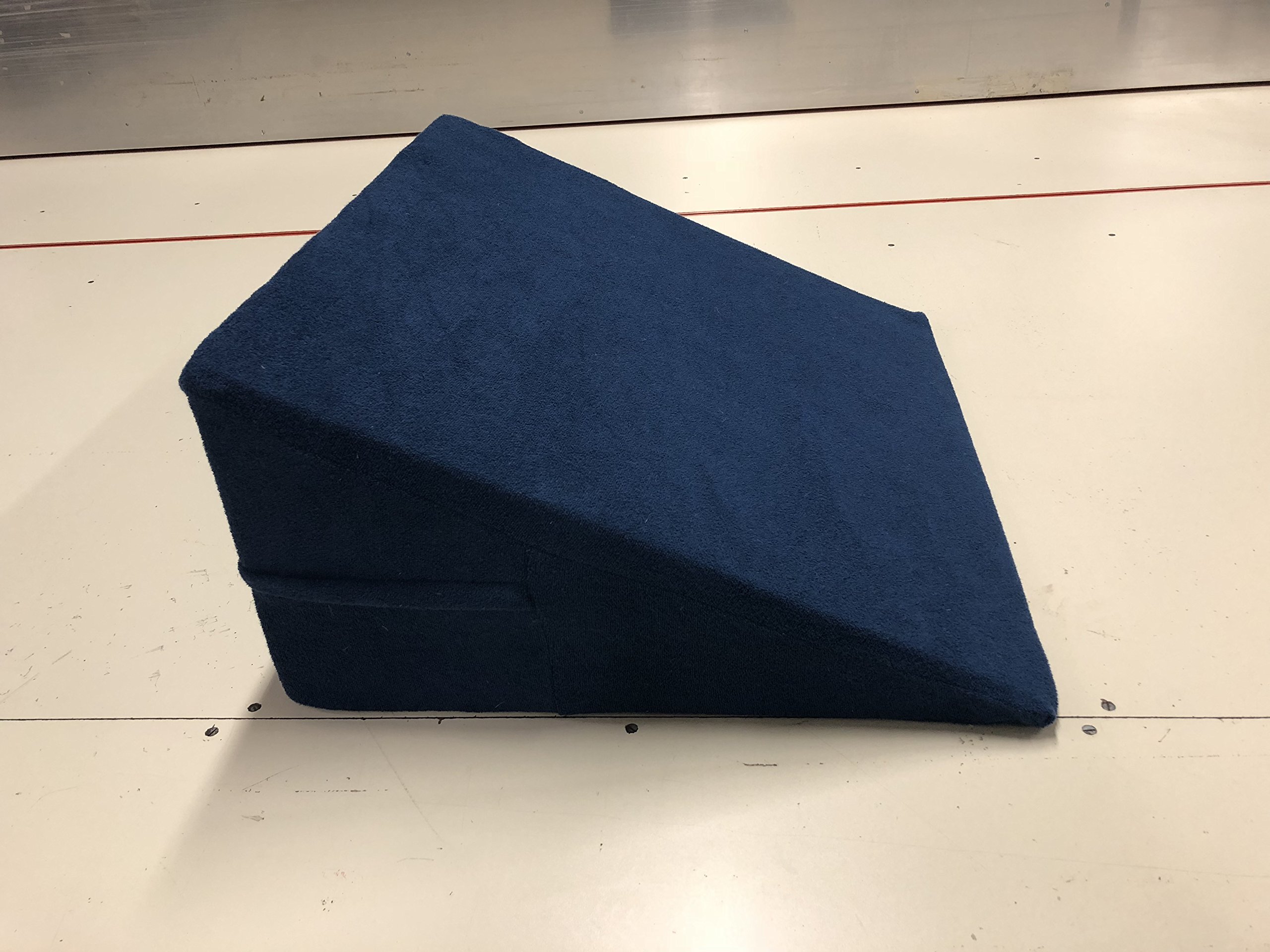 Foam Bed Wedge Pillow with Gel Memory Back Support - 38