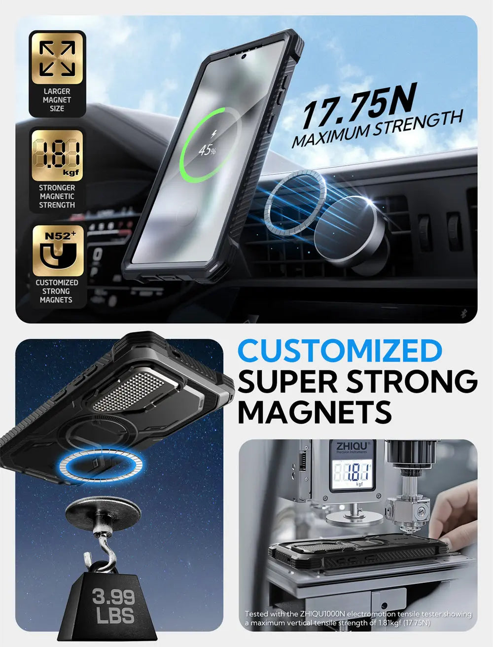 Galaxy S25 Ultra Case - BLASON Armorbox Full Body Protective Cover with Military-Grade Drop Protection | Perfect for Outdoor Adventures, Travel & Daily Use