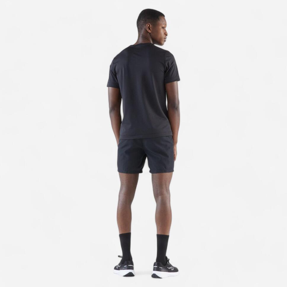 Kiprun Men's Run 100 Dry Running T-Shirt - Moisture Wicking Workout Tee for Jogging, Gym & Outdoor Activities