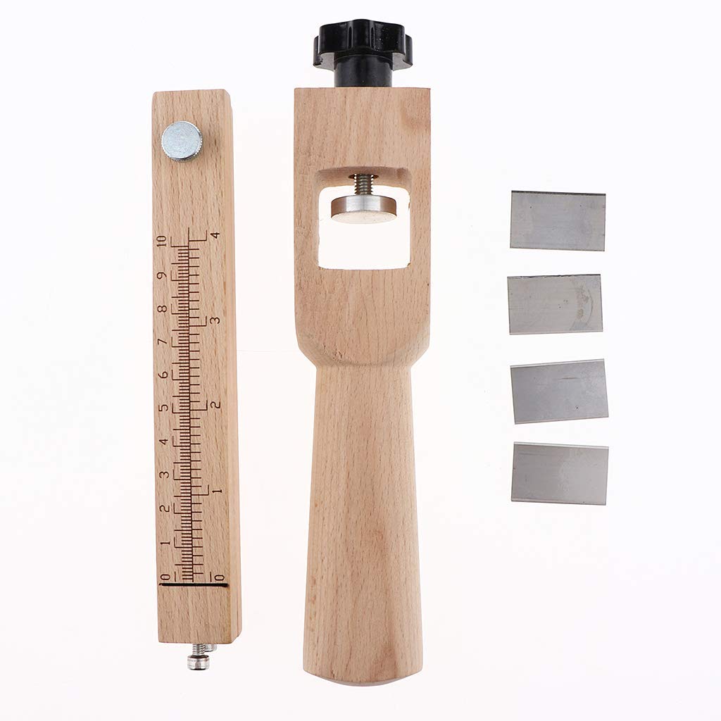 Adjustable Wooden Strips & Straps Cutter - Precision Leather Craft Cutting Tool for DIY Projects, Belt Making & Leatherworking (Perfect for Crafters & Professionals)