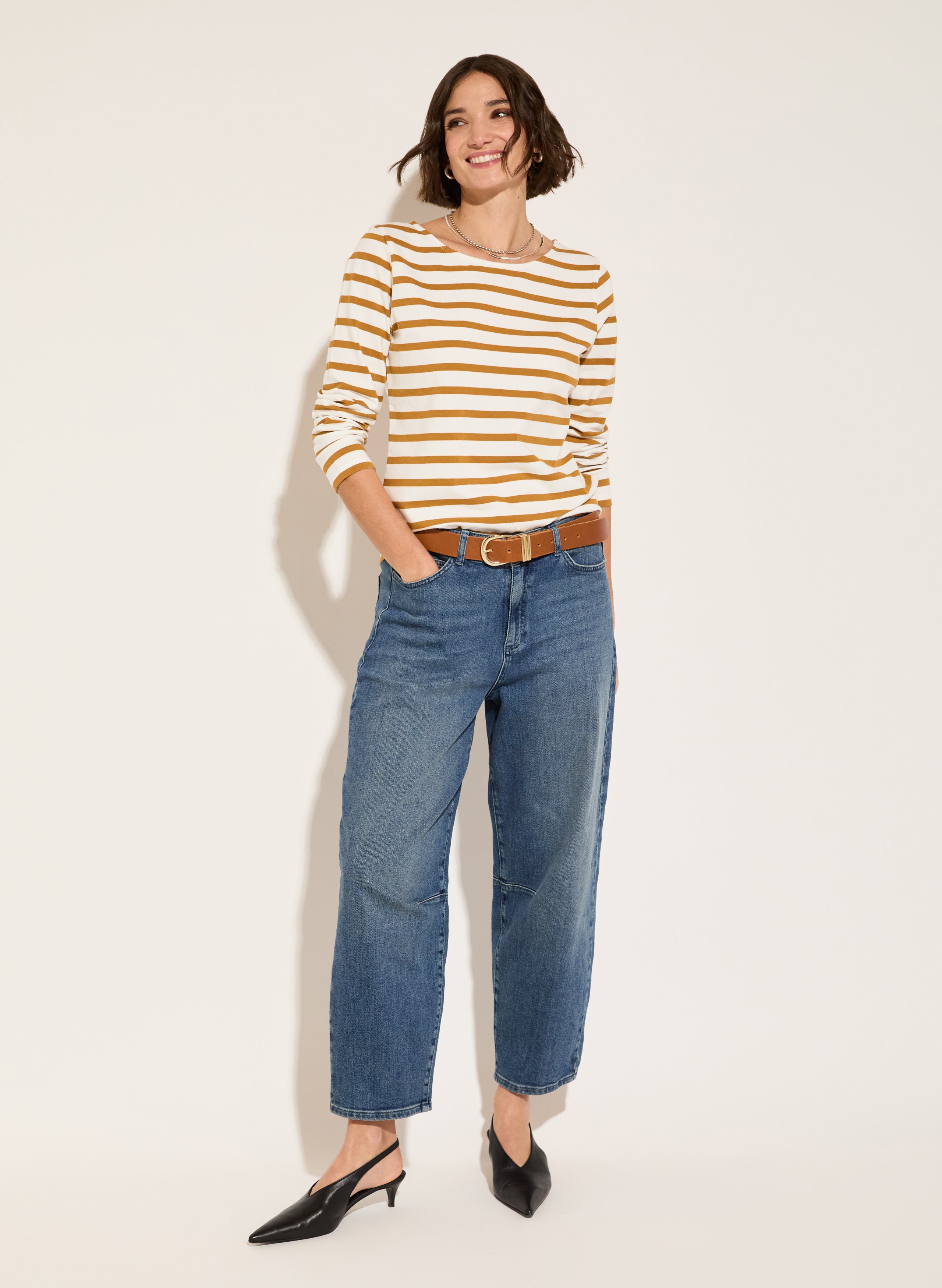 Ashley Organic Cotton Top for Women - Soft & Breathable Casual Shirt - Perfect for Summer Outfits & Everyday Wear