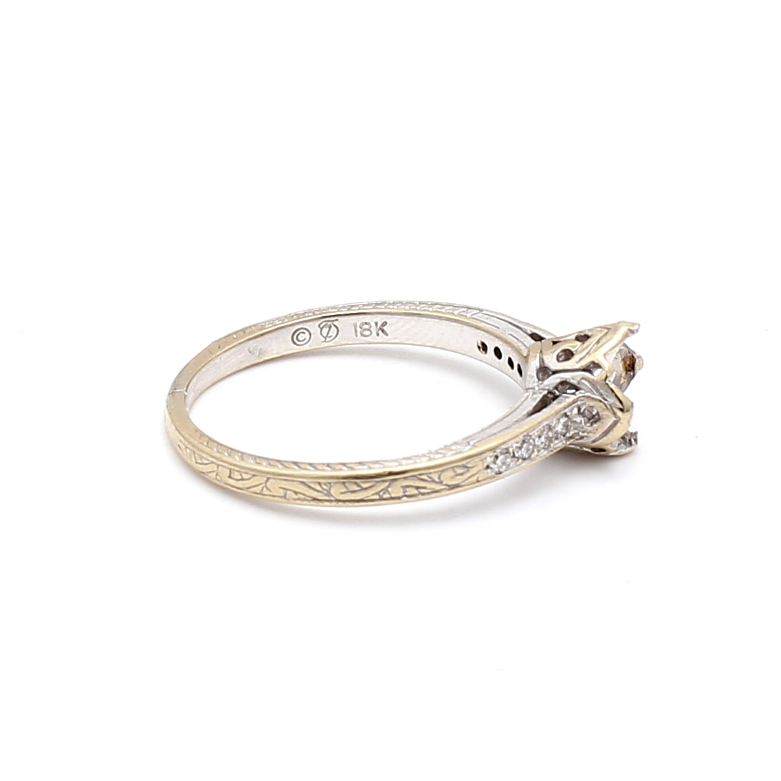 0.80 Carat Round Brilliant Diamond Engagement Ring in 18K White Gold - Perfect for Proposals, Anniversaries & Special Occasions