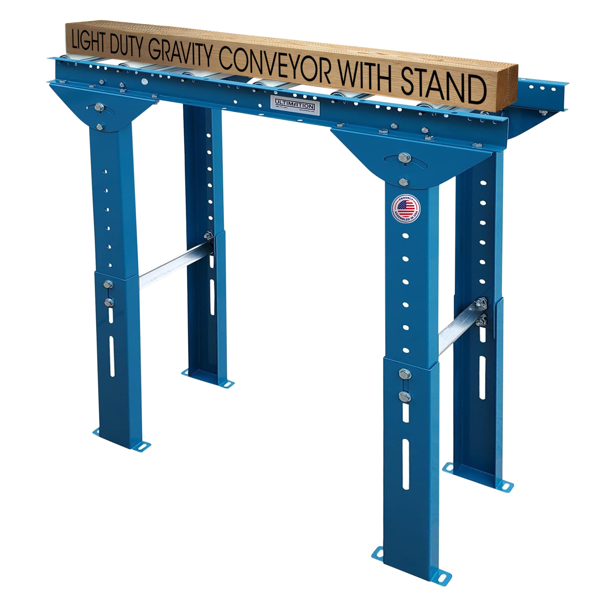 Ultimation Adjustable Height Light-Duty Roller Stand - 12