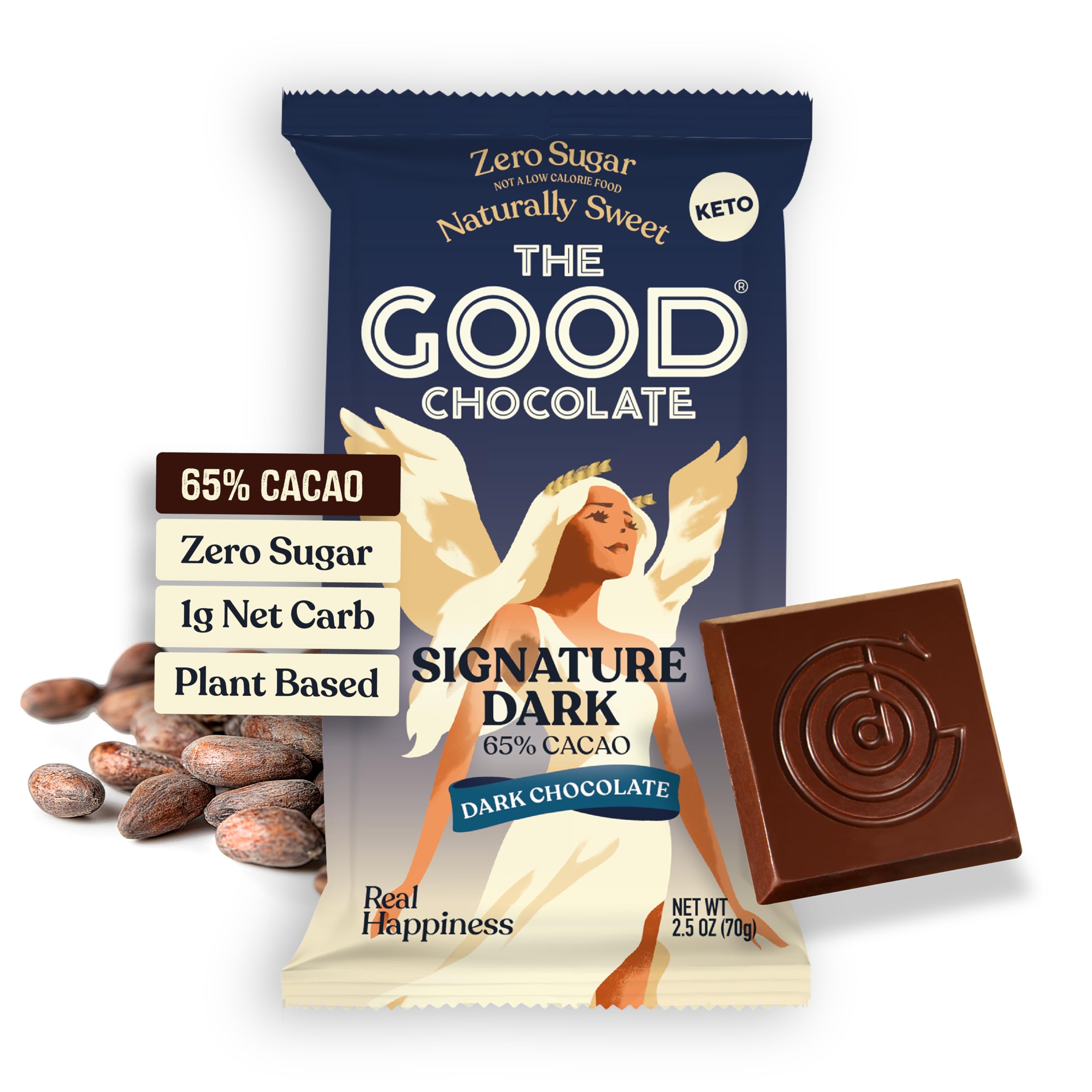 Keto Dark Chocolate Bars - Zero Sugar, Low Carb, Vegan Snack | 2-Pack Starter Kit for Weight Loss & Healthy Lifestyle | Perfect for Keto Diet, Diabetics & Vegan Treats