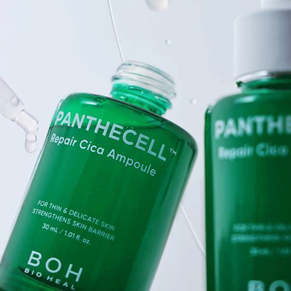 BIOHEAL BOH Panthecell Repair Cica Ampoule 30ml - Korean Skin Care for Acne Scars & Wrinkles - Perfect for Night Routine & Post-Procedure Recovery