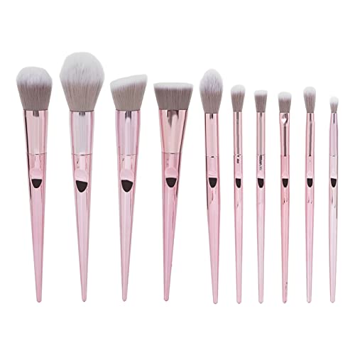 Premium Makeup Brush Set - 12 Pcs Soft Kabuki & Blending Brushes for Foundation, Powder & Contouring (Champagne Gold) - Perfect for Professional Makeup & Everyday Beauty Routine