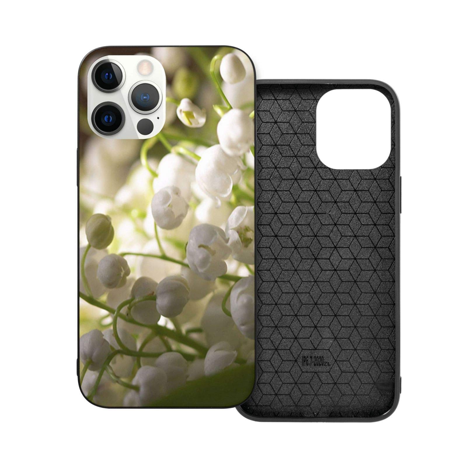 Lily of The Valley Flower iPhone 12 Pro Case - Shock Absorbent TPU Protective Phone Cover for Women - Perfect for Everyday Use, Work & Travel