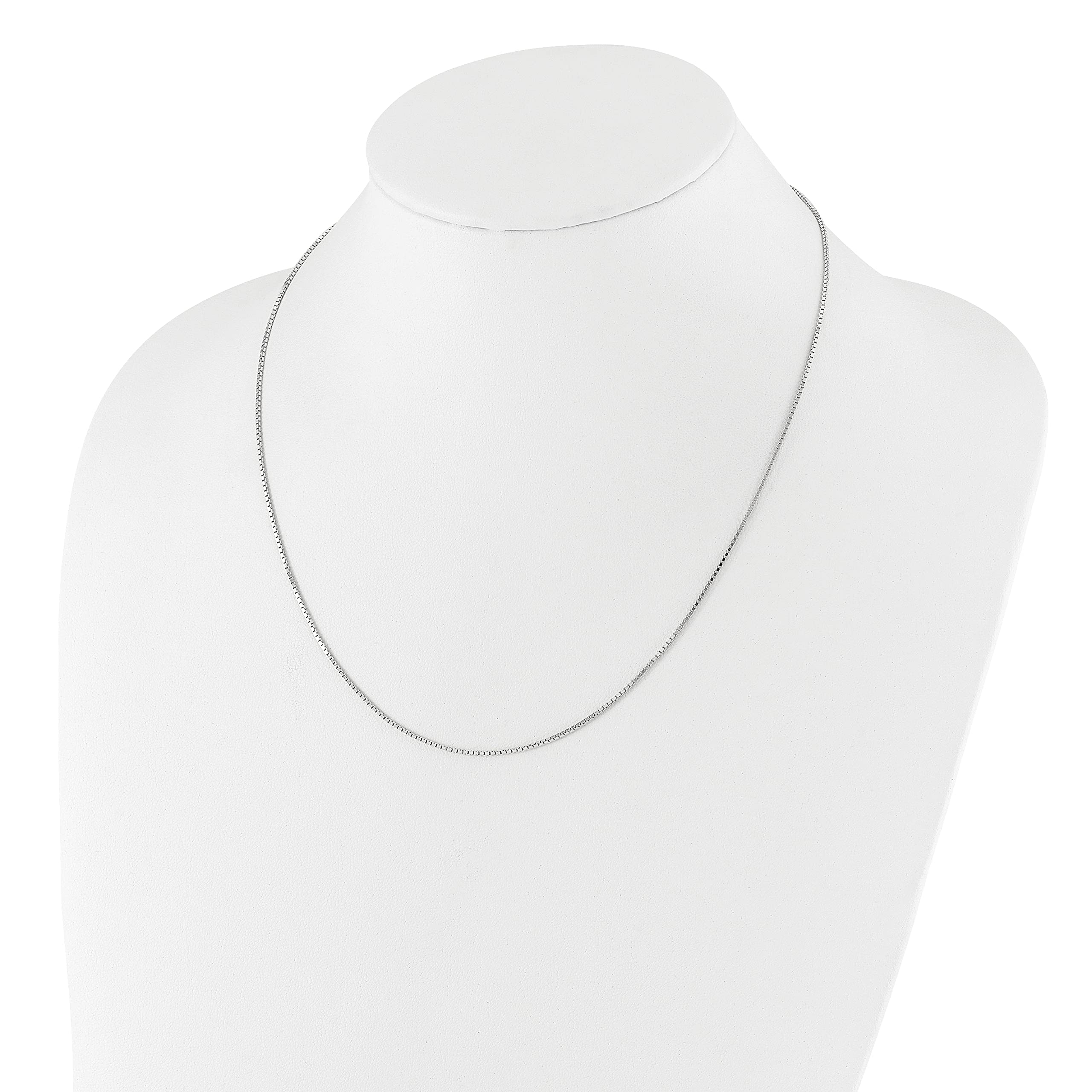 Sterling Silver Adjustable Box Chain Necklace for Women & Men - Durable 925 Silver Jewelry Gift for Everyday Wear, Layering & Special Occasions