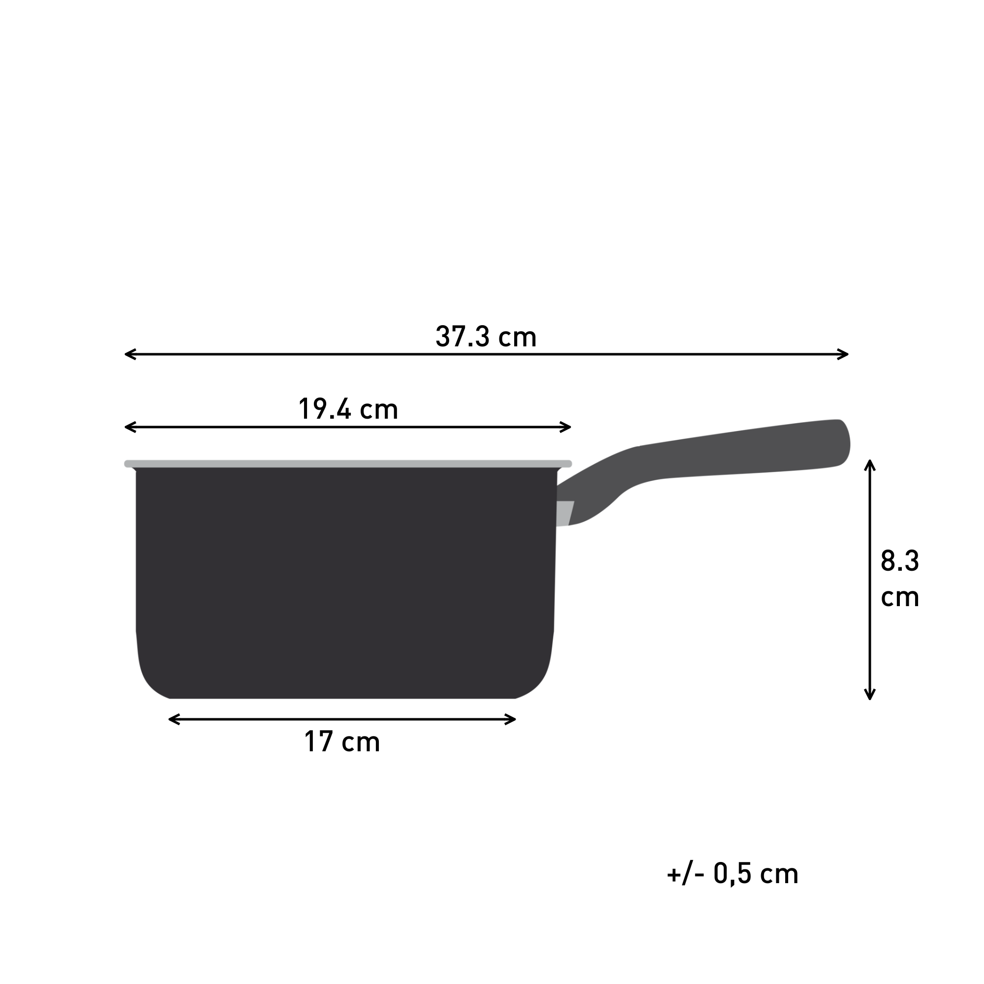 Tefal Revive Ceramic Induction Non-Stick Saucepan 18cm - 7.1 Inch Ceramic Coated Cookware for Gas, Electric & Induction Stoves - Perfect for Sauces, Stews & Everyday Cooking