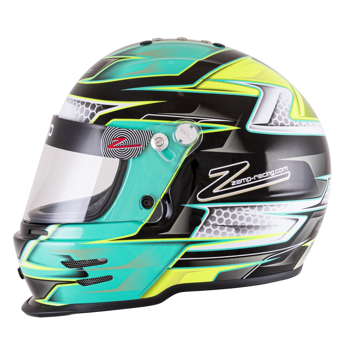 Zamp RZ 42Y C3 Youth Snell CMR2016 Certified Graphic Racing Helmet - Lightweight & Safe for Karting, Motocross & Junior Motorsports