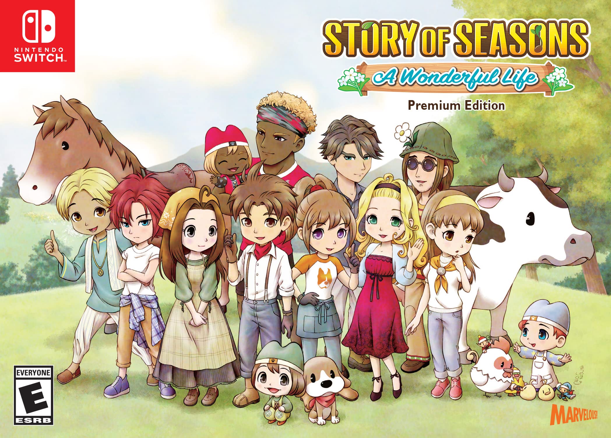 Story of Seasons: A Wonderful Life Premium Edition - Nintendo Switch Game | Farming Simulation & Life Adventure | Perfect for Relaxing Gameplay & Family Entertainment