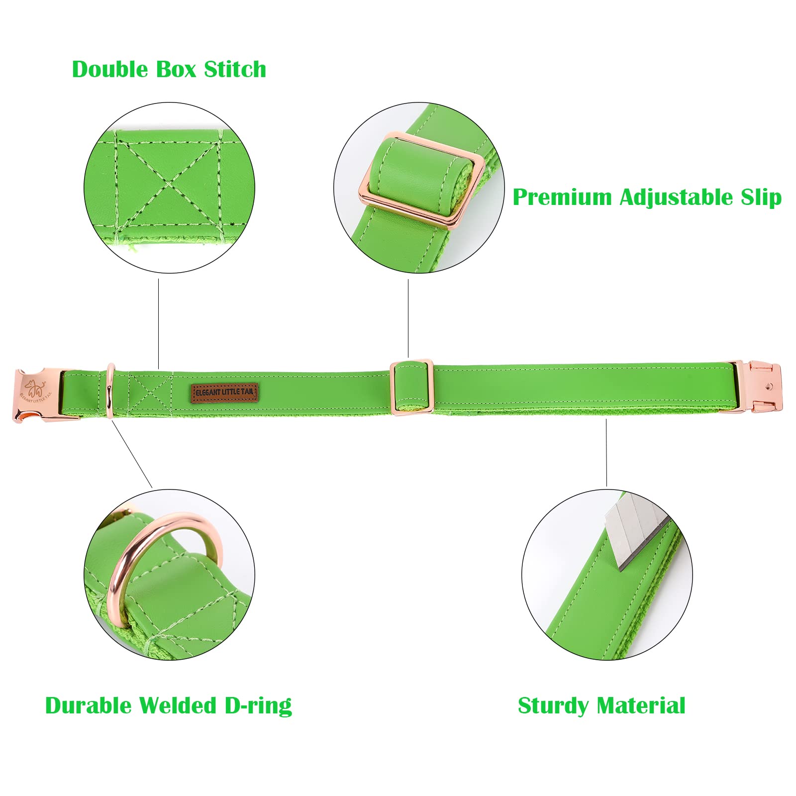 **Premium Adjustable Leather Dog Collar and Leash Set - Durable Pet Collar for Large Dogs (Boys & Girls) - Perfect for Walks, Training & Outdoor Adventures**