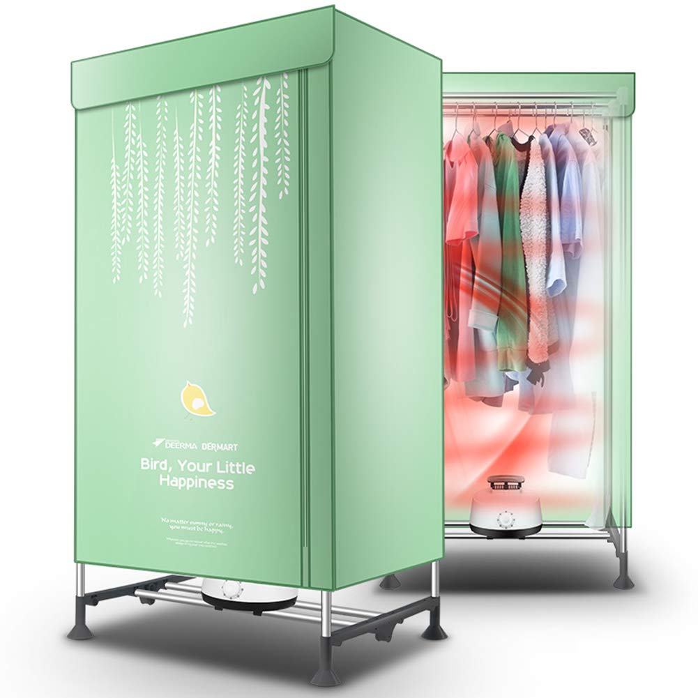 Portable Electric Clothes Dryer - Foldable Laundry Drying Machine with Adjustable Timer & Low Noise for Home, Apartment, Dorm | Compact Space-Saving Solution for Small Homes & Travel