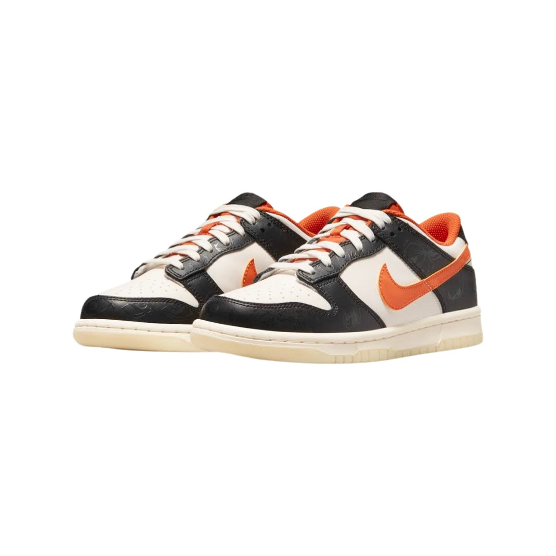 Nike Dunk Low GS Halloween Edition - Black Orange Glow Sneakers for Girls | Perfect for Halloween Costumes & Streetwear Fashion