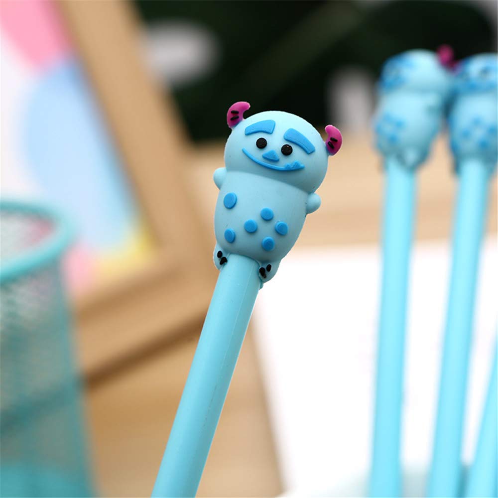 Cute Monster Shaped Gel Ink Pens - 5 Pack Fun Cartoon Writing Pens for Kids, Girls & Boys - School, Office & Art Supplies - Perfect for Note Taking, Journaling & Creative Projects