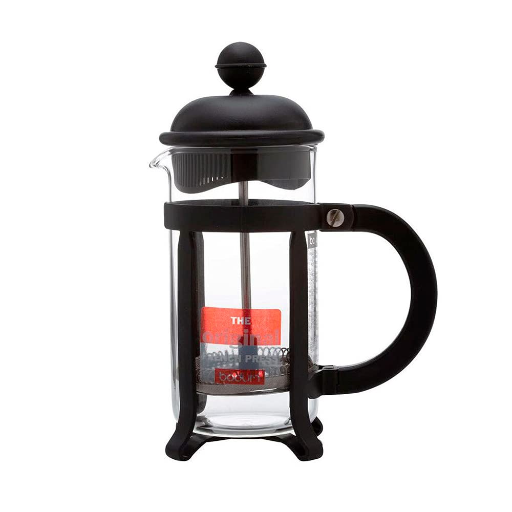 Bodum 34oz French Press Coffee Maker with Heat-Resistant Borosilicate Glass - Premium Black Coffee Brewer Made in Portugal - Perfect for Home, Office & Camping Use