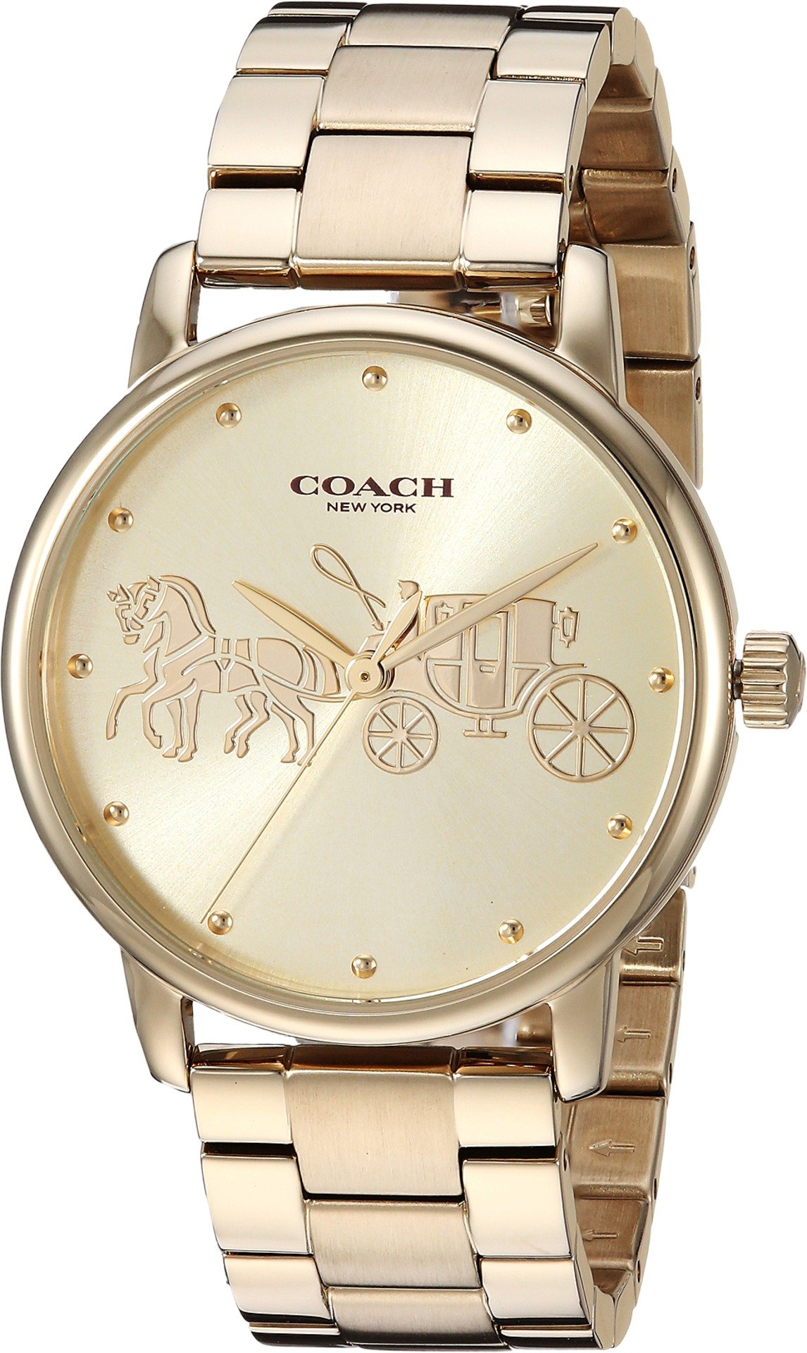 COACH Women's Grand Leather Shoulder Bag - Stylish Designer Handbag for Work, Travel & Everyday Use