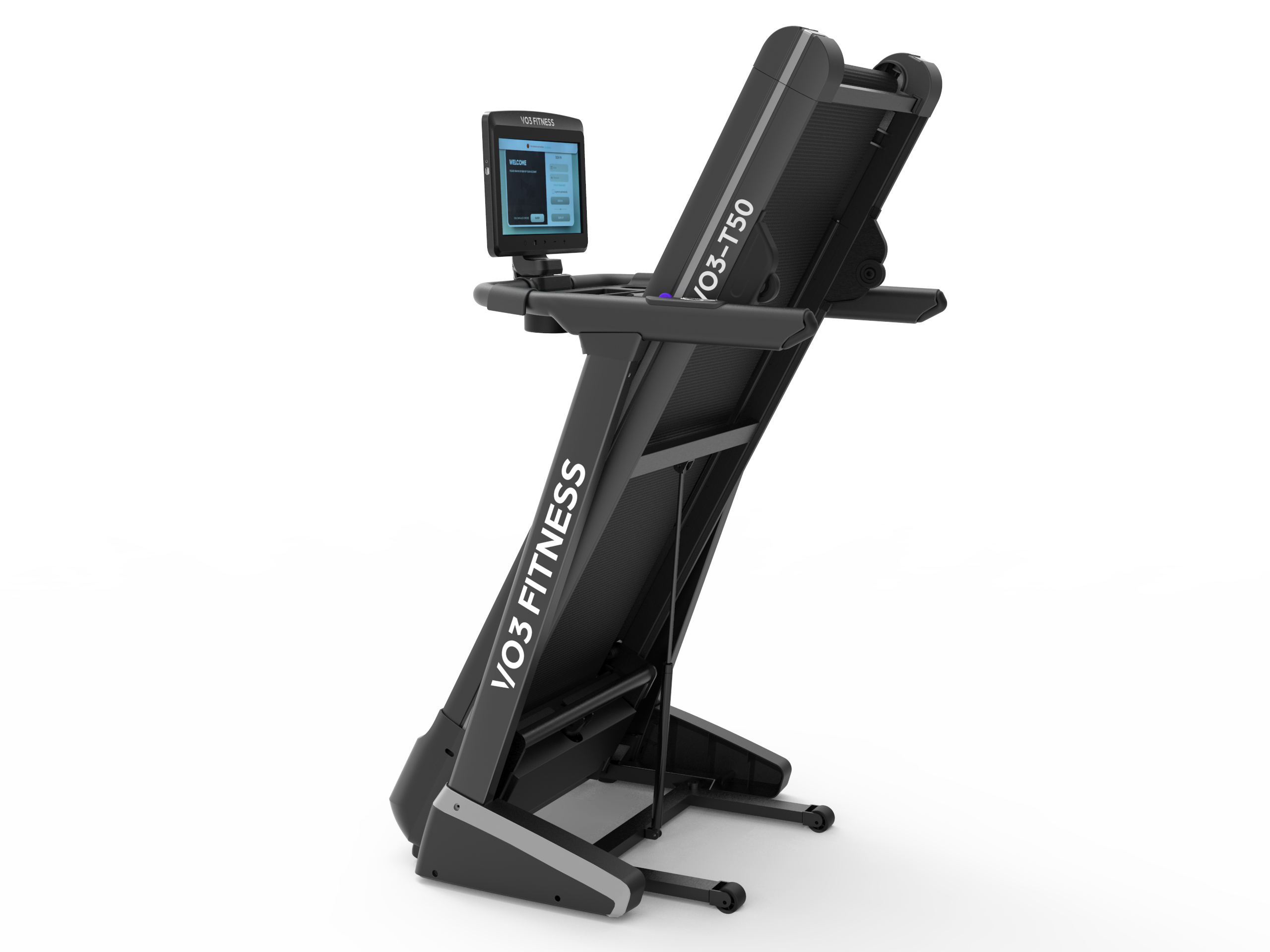 VO3 Fitness T50e Folding Treadmill - Compact Home Gym Equipment for Running & Walking | Perfect for Small Spaces & Apartment Workouts