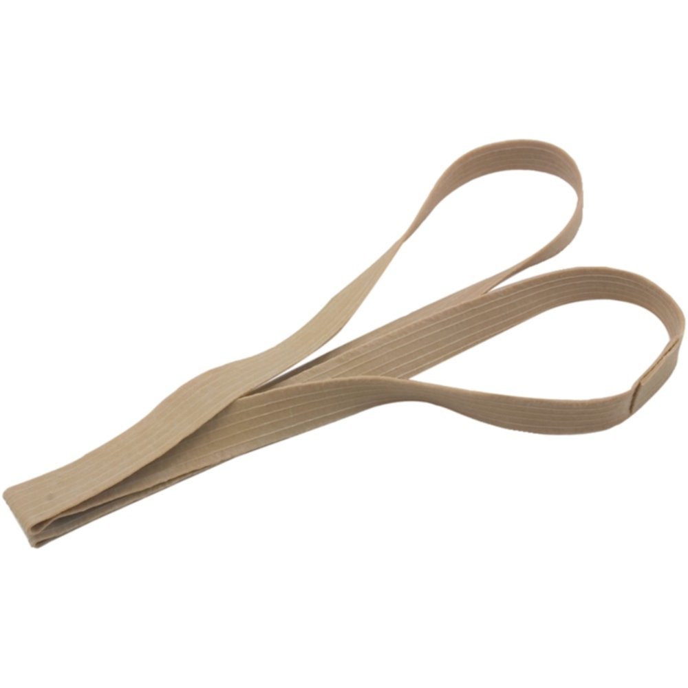 Colored Rubber Bands 12 Pack - Small Beige for Office & Crafts