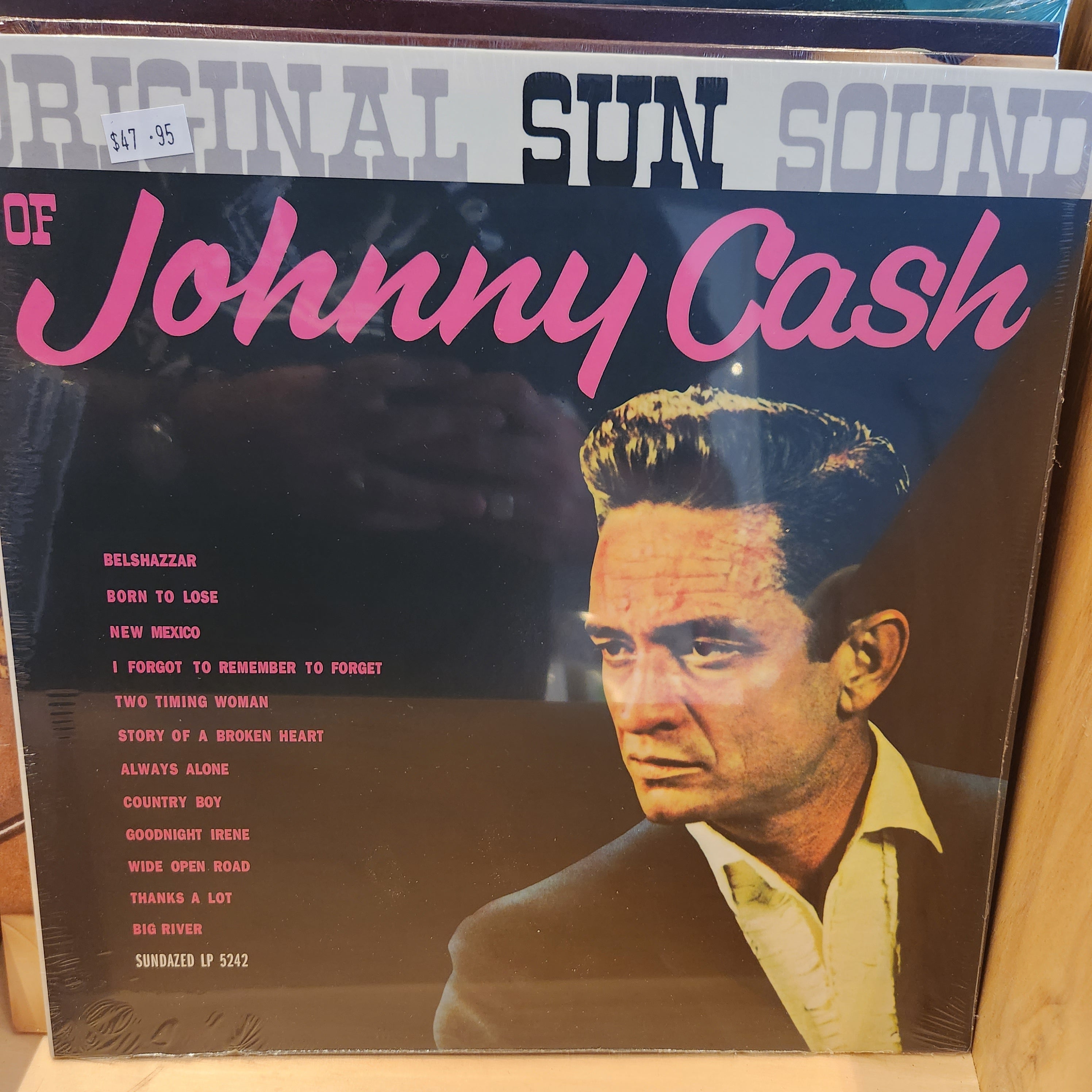 Johnny Cash - The Original Sun Sound of Johnny Cash Vinyl LP Record - Classic Country Music for Collectors & Home Listening