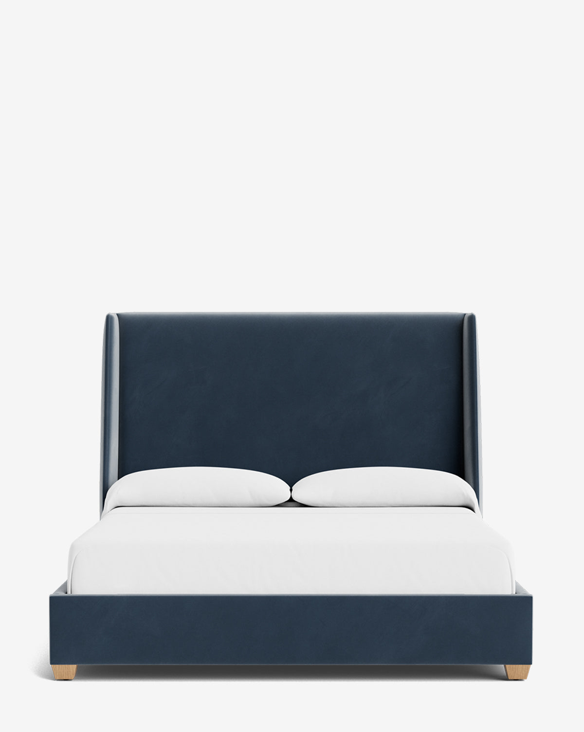 Walt Bed Tall Headboard - Queen Size Upholstered Bed Frame with Adjustable Height - Perfect for Modern Bedroom Decor & Small Spaces