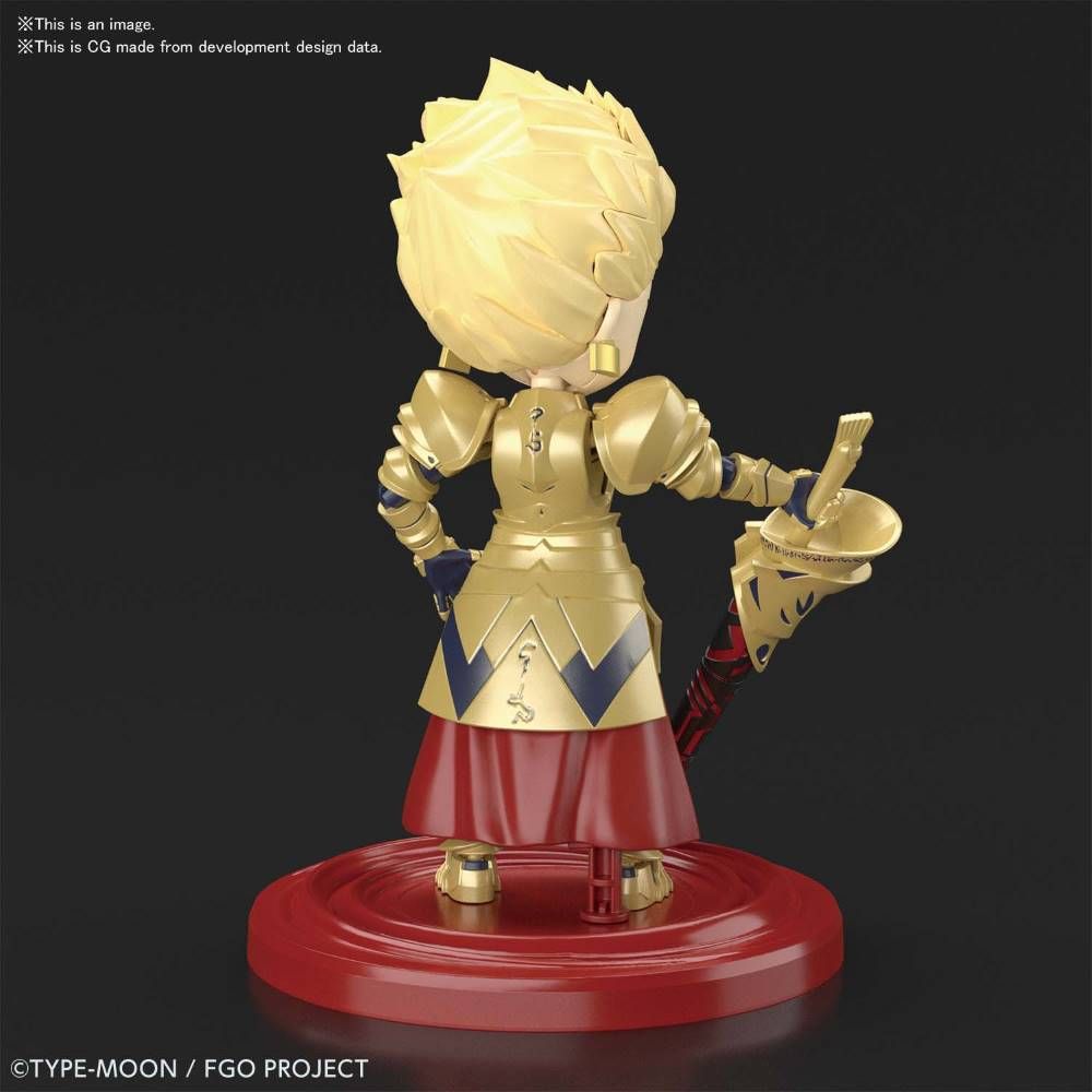 Bandai Petitrits #07 Fate/Grand Order Archer Gilgamesh Action Figure Model Kit - Perfect for Anime Collectors & Display