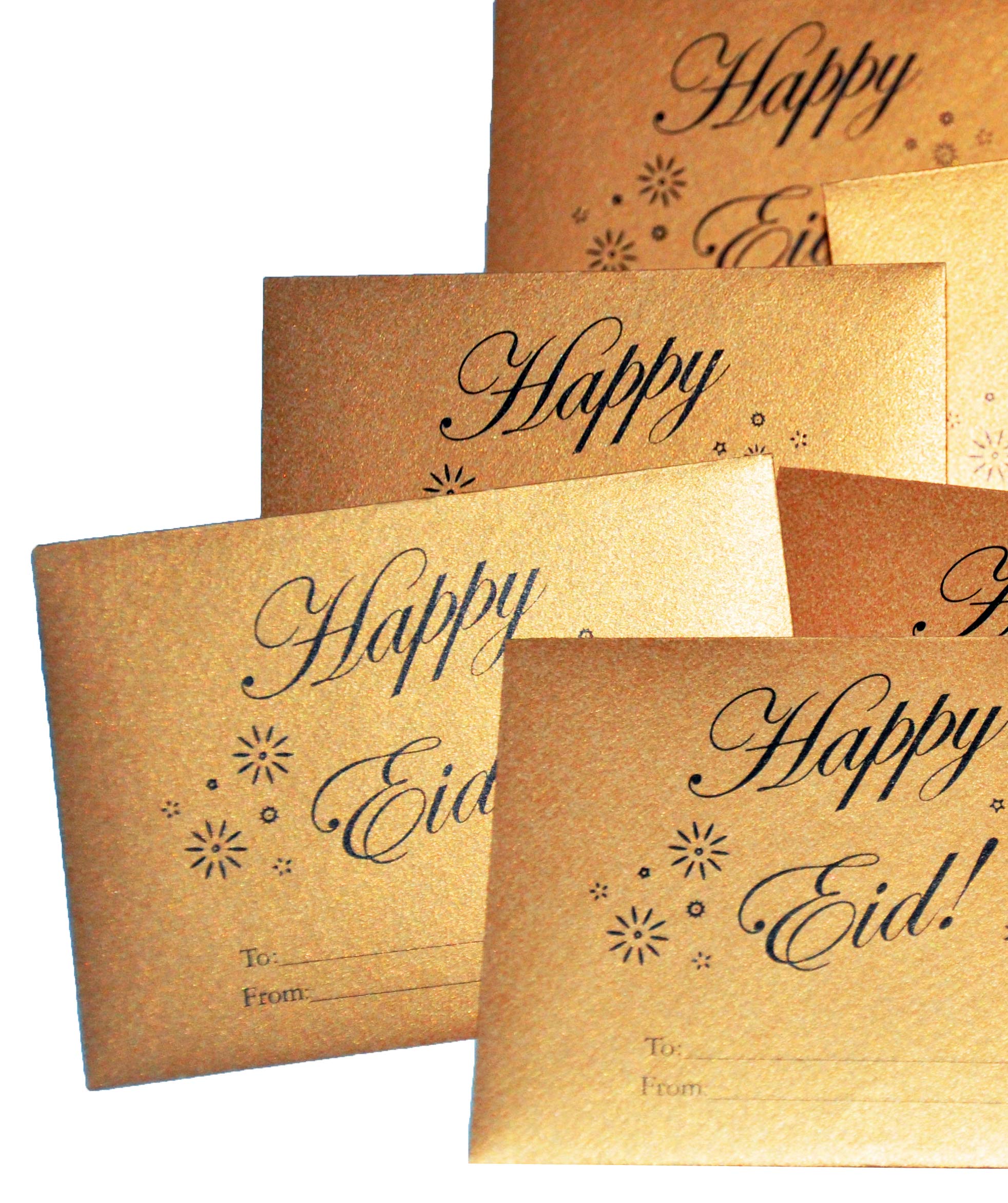 Golden Mini Gift Card Envelopes - 2.7