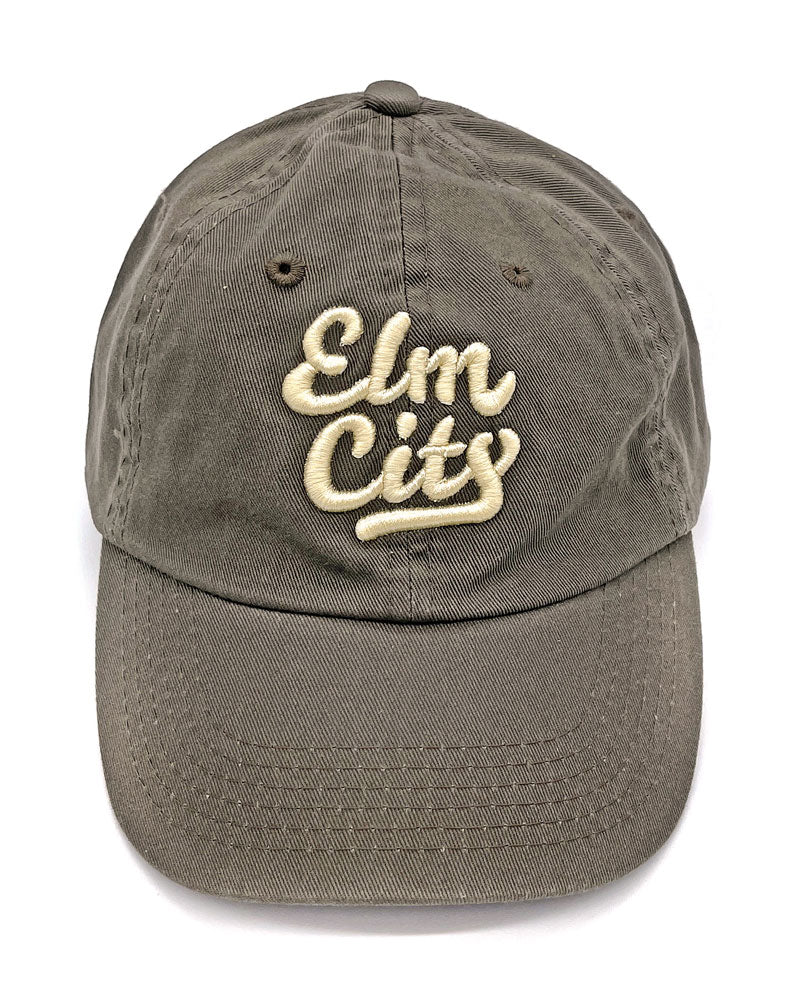 Elm City Puff Embroidered Dad Hat - Stylish Baseball Cap for Men & Women - Perfect for Outdoor Activities, Sports, and Casual Wear