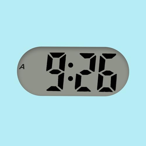 Teal Blue With Clock