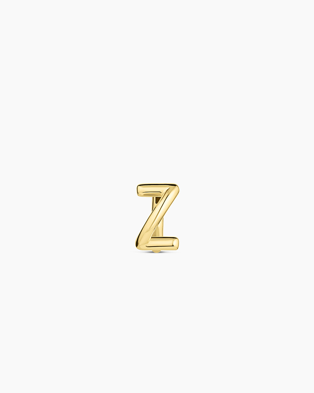 Alphabet Single Huggie Earrings - Gold Plated Initial Letter Studs for Women - Perfect for Everyday Wear, Gifts & Special Occasions