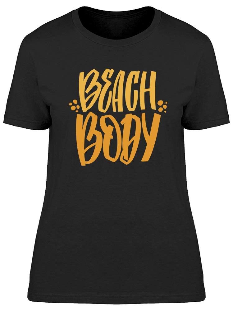 Smartprints Beach Body Tee for Women - Flattering Summer T-Shirt for Beach, Pool & Vacation Outfits