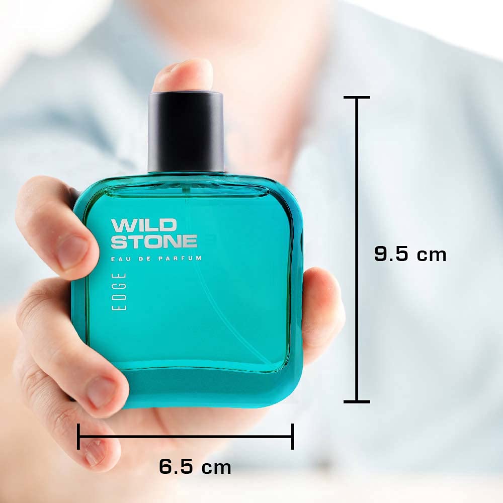Wild Stone Edge Spray Perfume for Men - 2 Pack (50ml Each) | Long-Lasting Fragrance | Perfect for Work, Date Night & Special Occasions