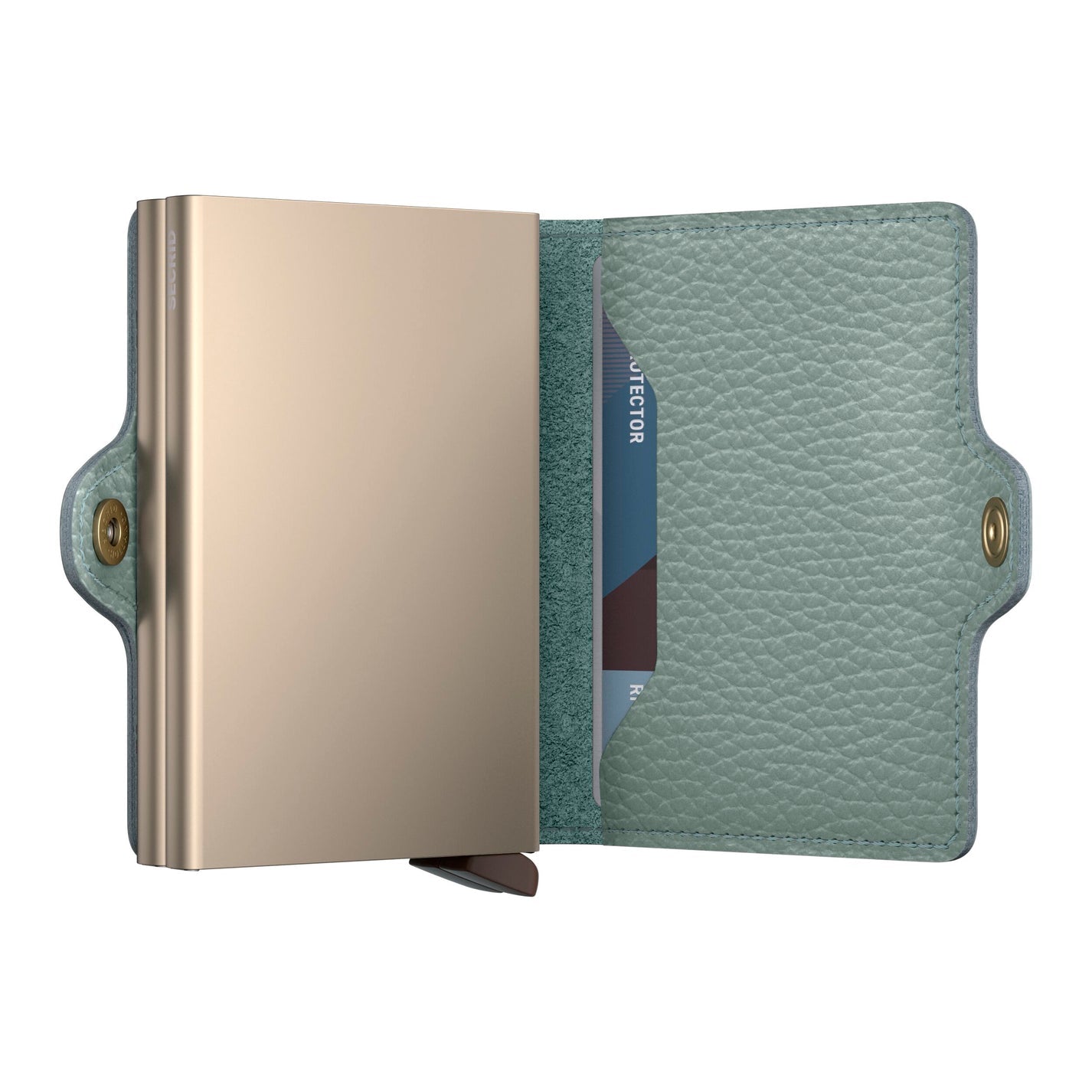 SECRID Twinwallet Pebble - Slim RFID Blocking Leather Wallet for Men & Women | Travel & Everyday Use