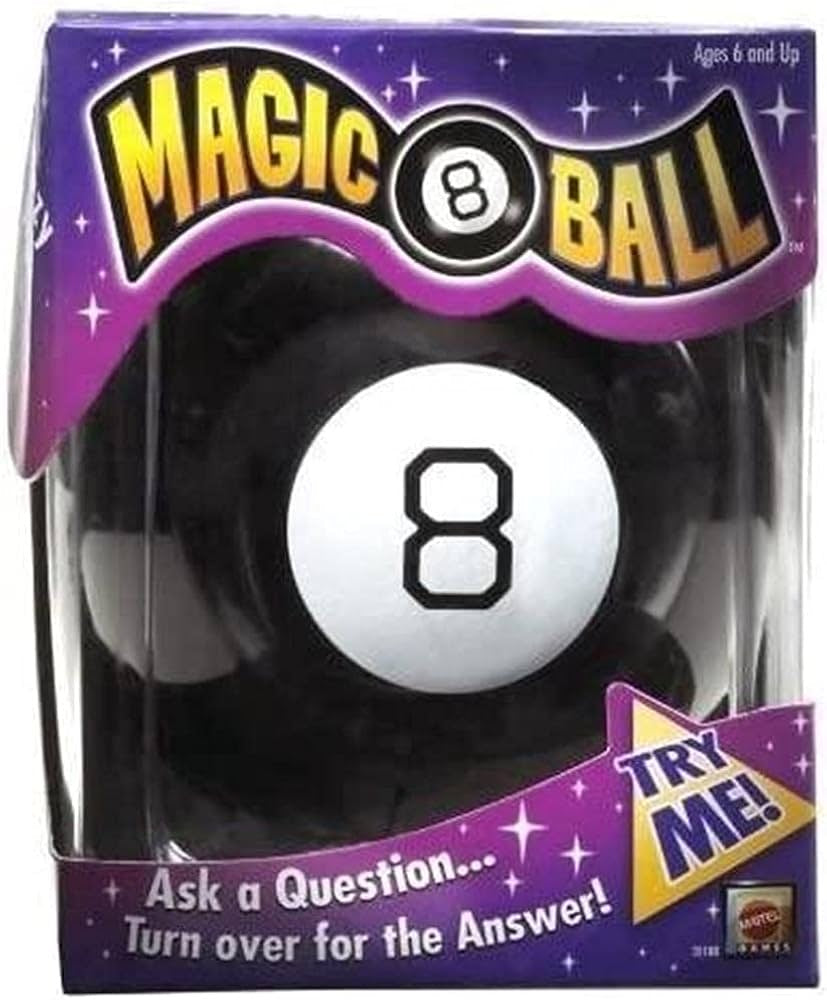 Magic 8 Ball - Classic Fortune Telling Toy for Decision Making & Fun - Perfect for Parties, Gifts, and Entertainment