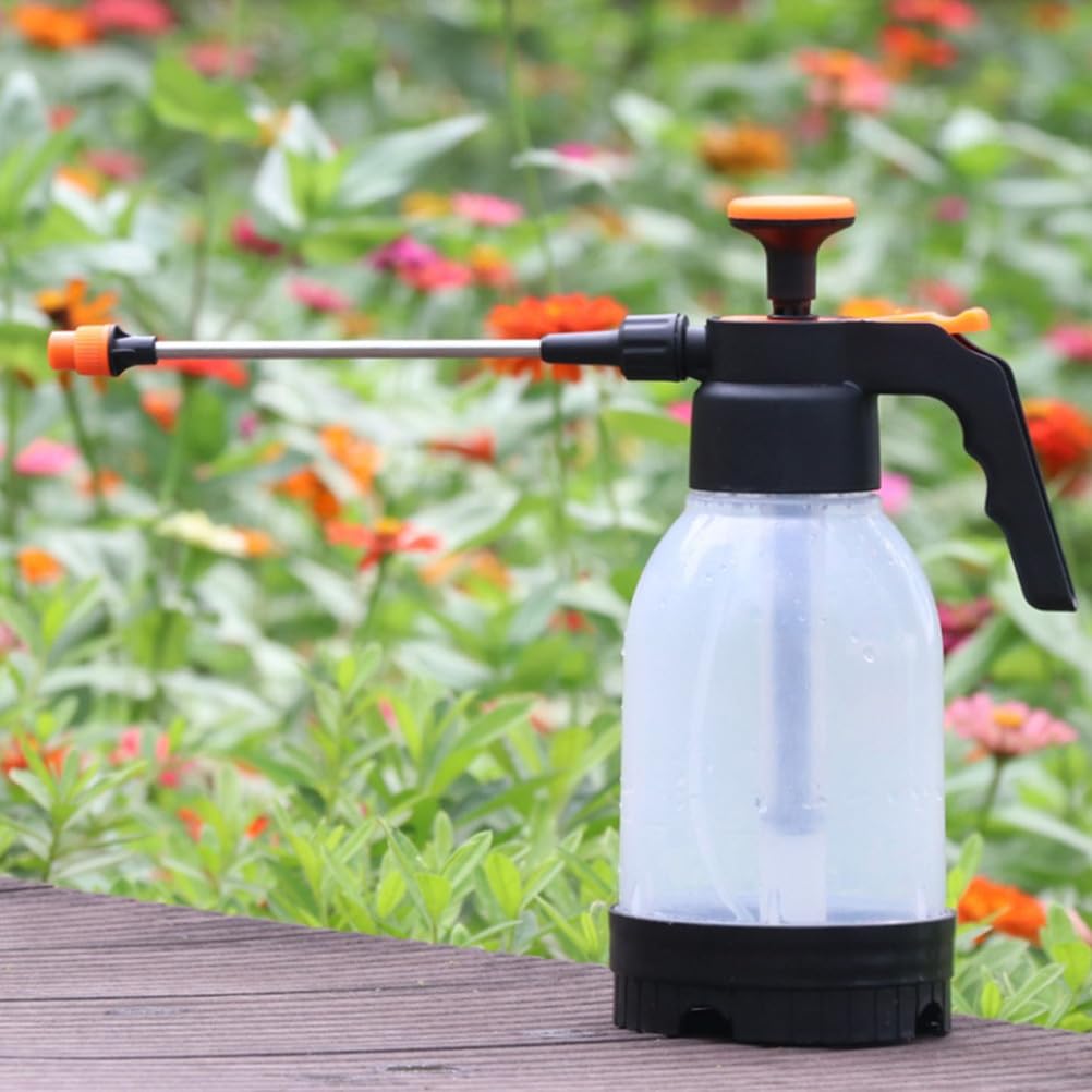 Yardwe 1pc Manual Water Pump Sprayer - Portable Pressure Spray Bottle for Plants, Flowers, Car Wash, Gardening & Cleaning | Fine Mist Refillable Plastic Watering Can for Indoor/Outdoor Use
