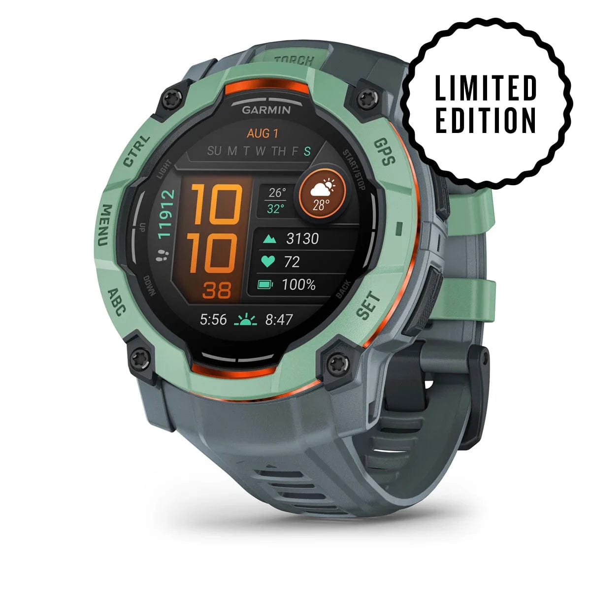 Garmin Instinct® 3 - Rugged GPS Smartwatch with Heart Rate Monitor, Multi-Sport Tracking & Solar Charging - Perfect for Hiking, Running, Cycling & Outdoor Adventures