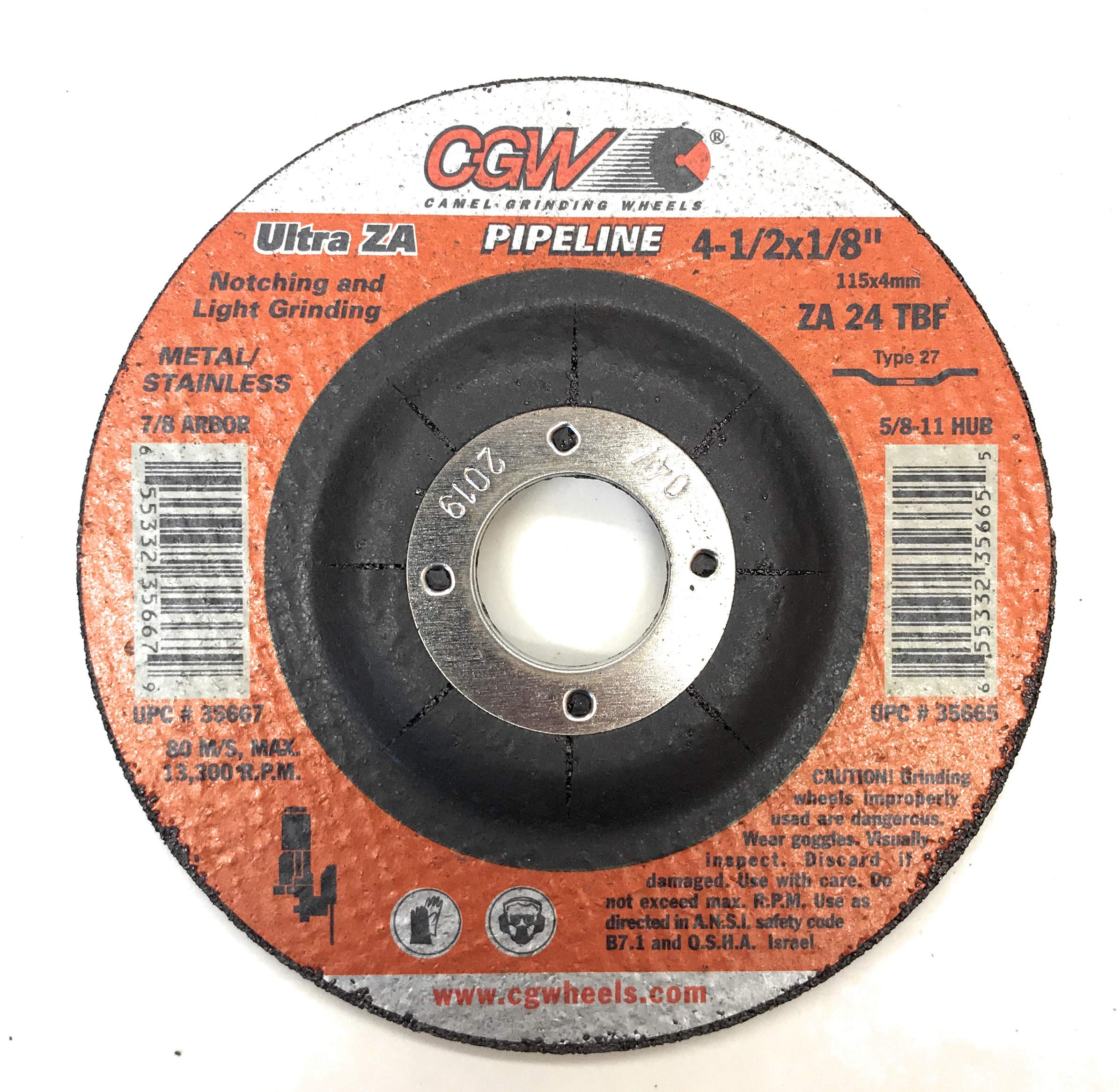 Premium Depressed Center Grinding Wheels 4-1/2