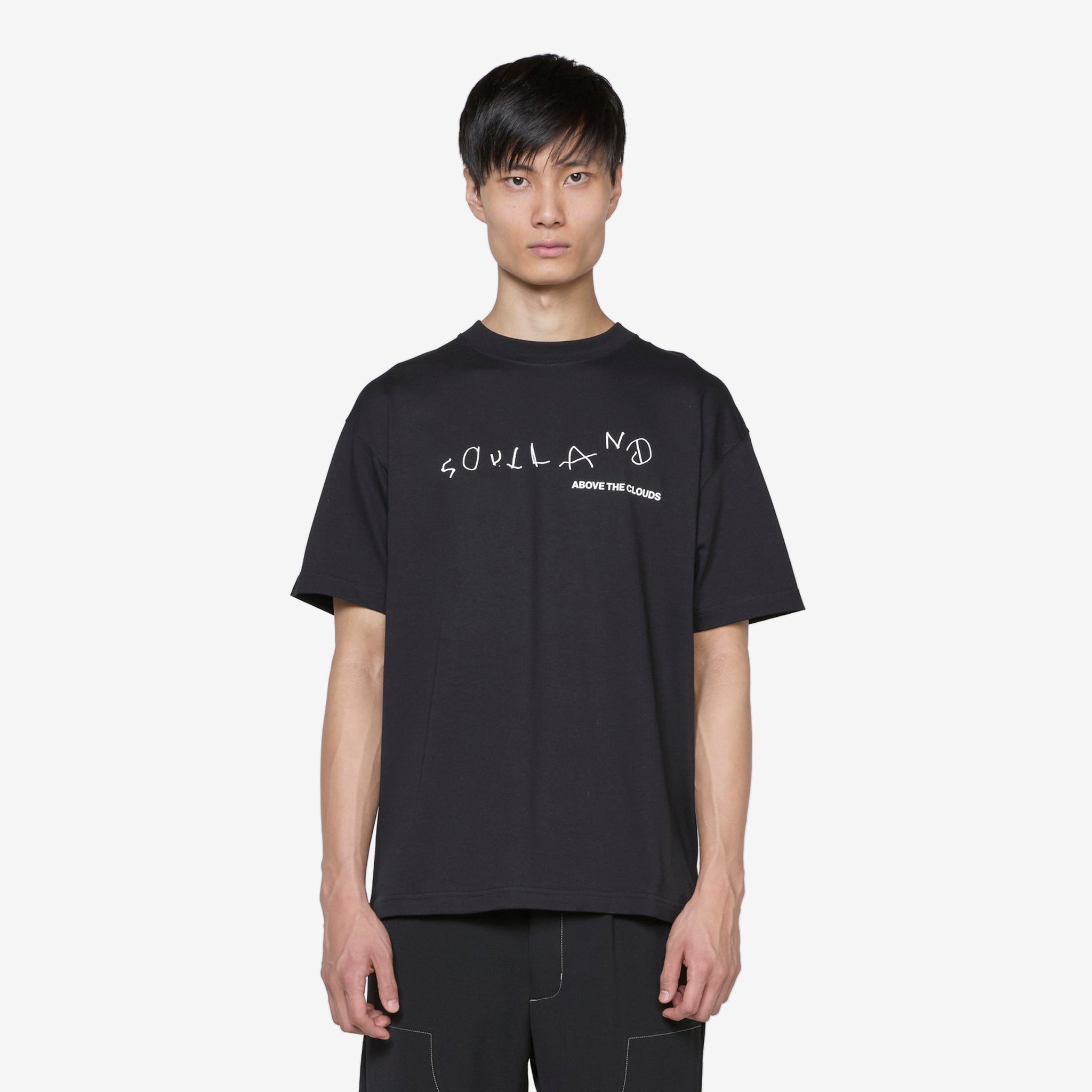 Above The Clouds Black T-Shirt - Soft Cotton Tee for Men & Women - Perfect for Casual Wear, Travel, and Outdoor Adventures