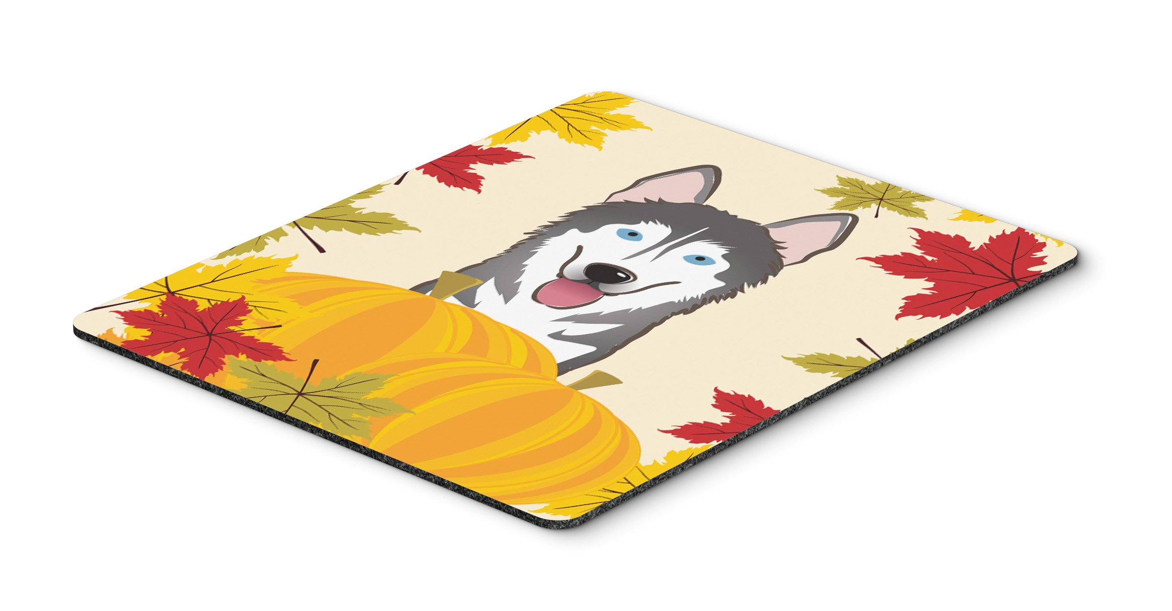 Alaskan Malamute Thanksgiving Mouse Pad - Large Washable Non-Slip Desk Mat for Home Office, Gaming & Computers | Holiday Decor & Kitchen Trivet | Perfect Gift for Dog Lovers