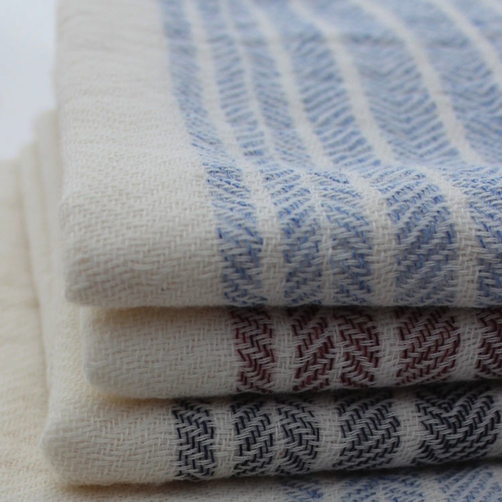 Premium Kontex Organic Cotton Towels from Imabari Japan - Ultra Soft & Absorbent Bath Towel Set (3-Piece, Blue) - Perfect for Spa, Gym & Luxury Bathrooms