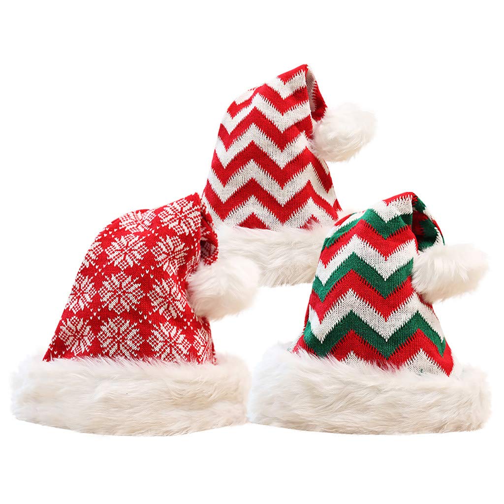 Premium Adult Plush Christmas Hat - Soft Double-Layer PC Baseball Cap for Men & Women - Festive Holiday Party Decor & Gift for Family, Friends & Team Sports Fans