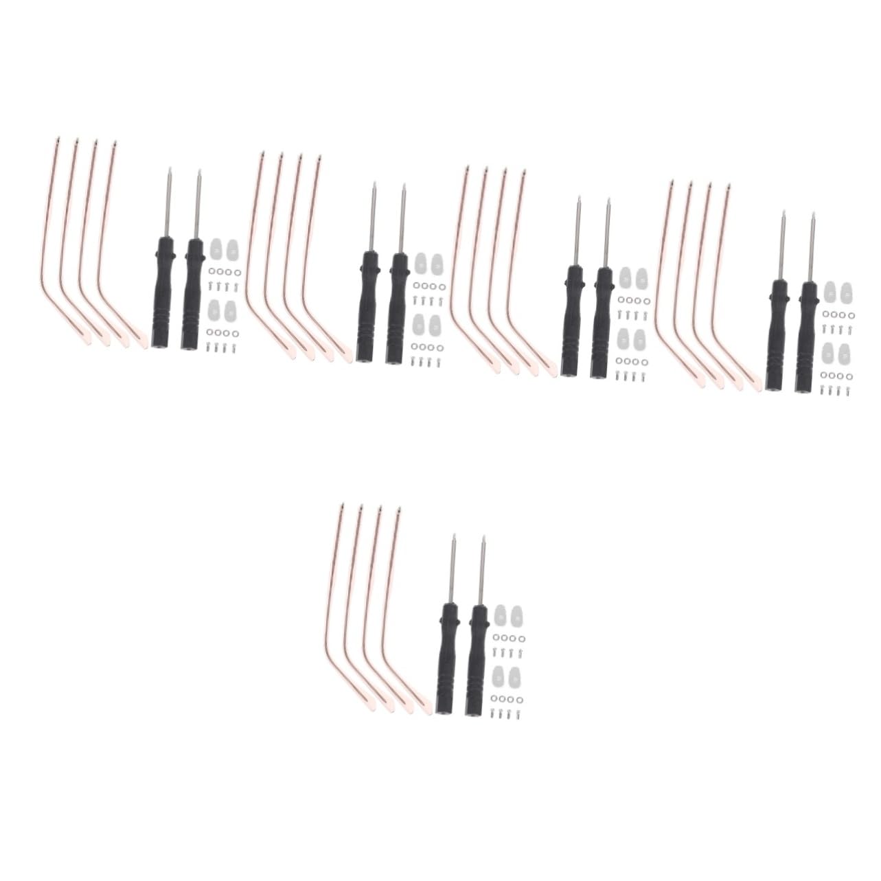 STOBOK 10-Pack Sunglasses Replacement Arms - Metal Temple Legs for Men & Women - Eyewear Repair Kit for Daily Use