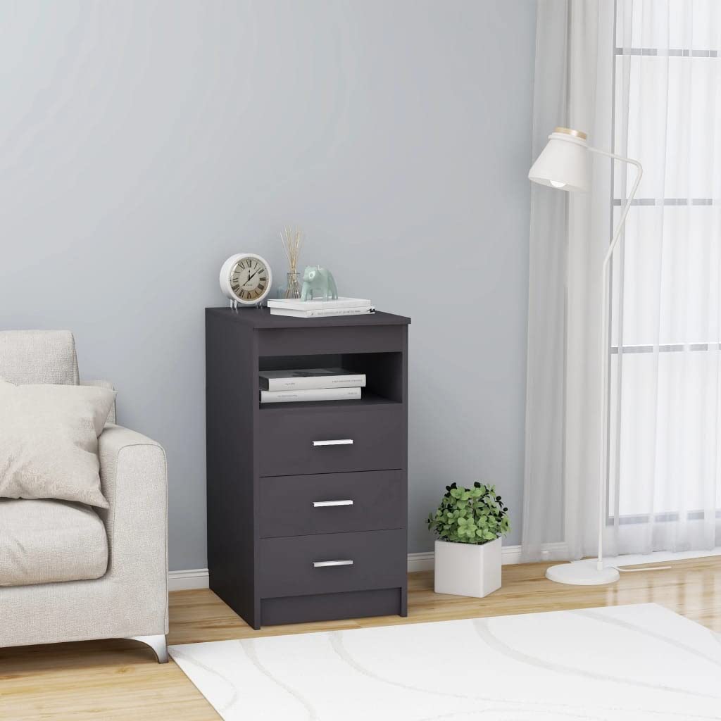 Multi-Purpose 6-Drawer Storage Organizer Cabinet - 15.7x19.7x29.9 Inch Chipboard Dresser with Smooth Gliding Drawers - Perfect for Home Closet Organization, Nursery Storage & Dorm Room Essentials (Grey) - Ideal for Bedrooms, Offices & Small Spaces