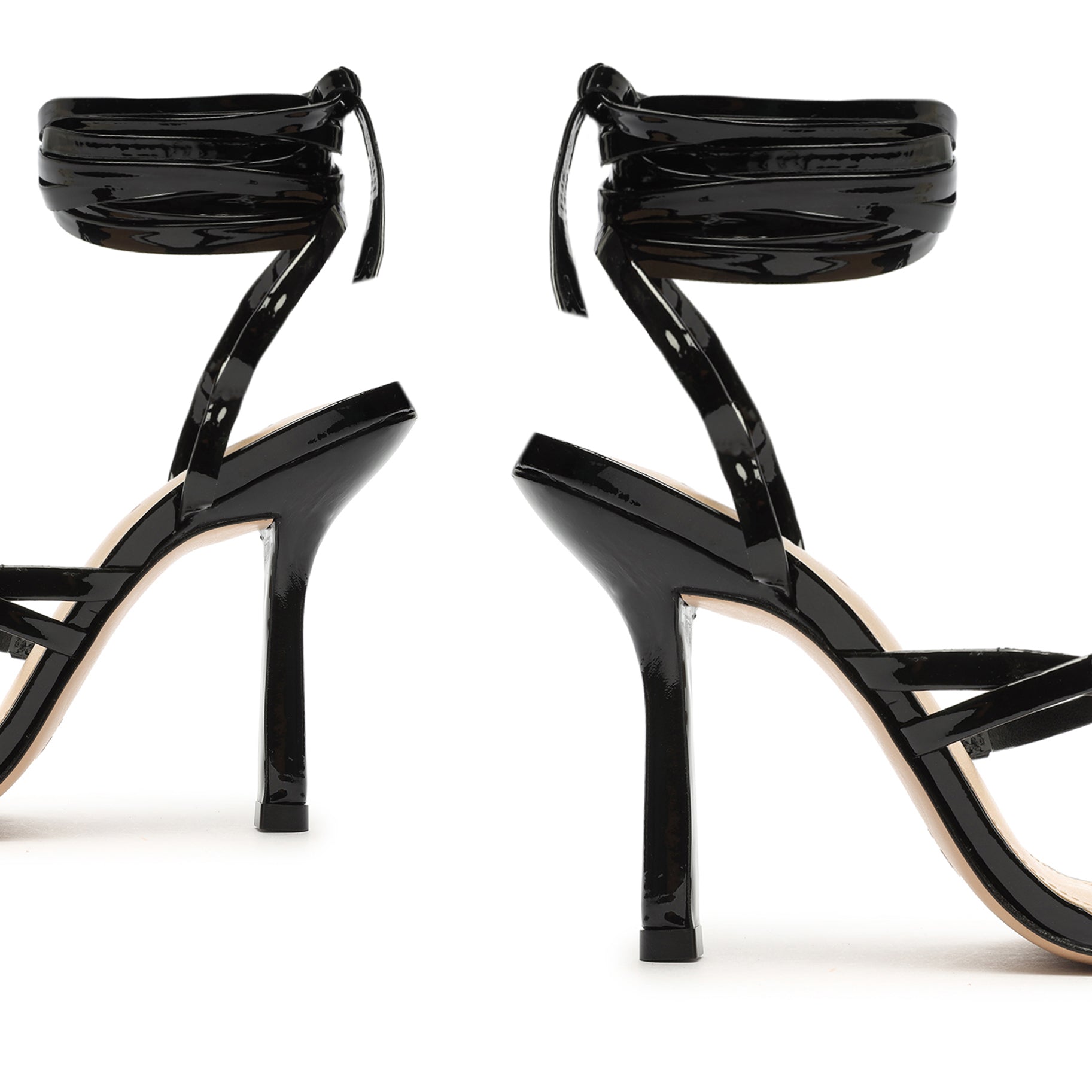 Lily Women's Patent Leather Sandals - Comfortable & Stylish Dress Sandals for Summer, Weddings, and Casual Outings