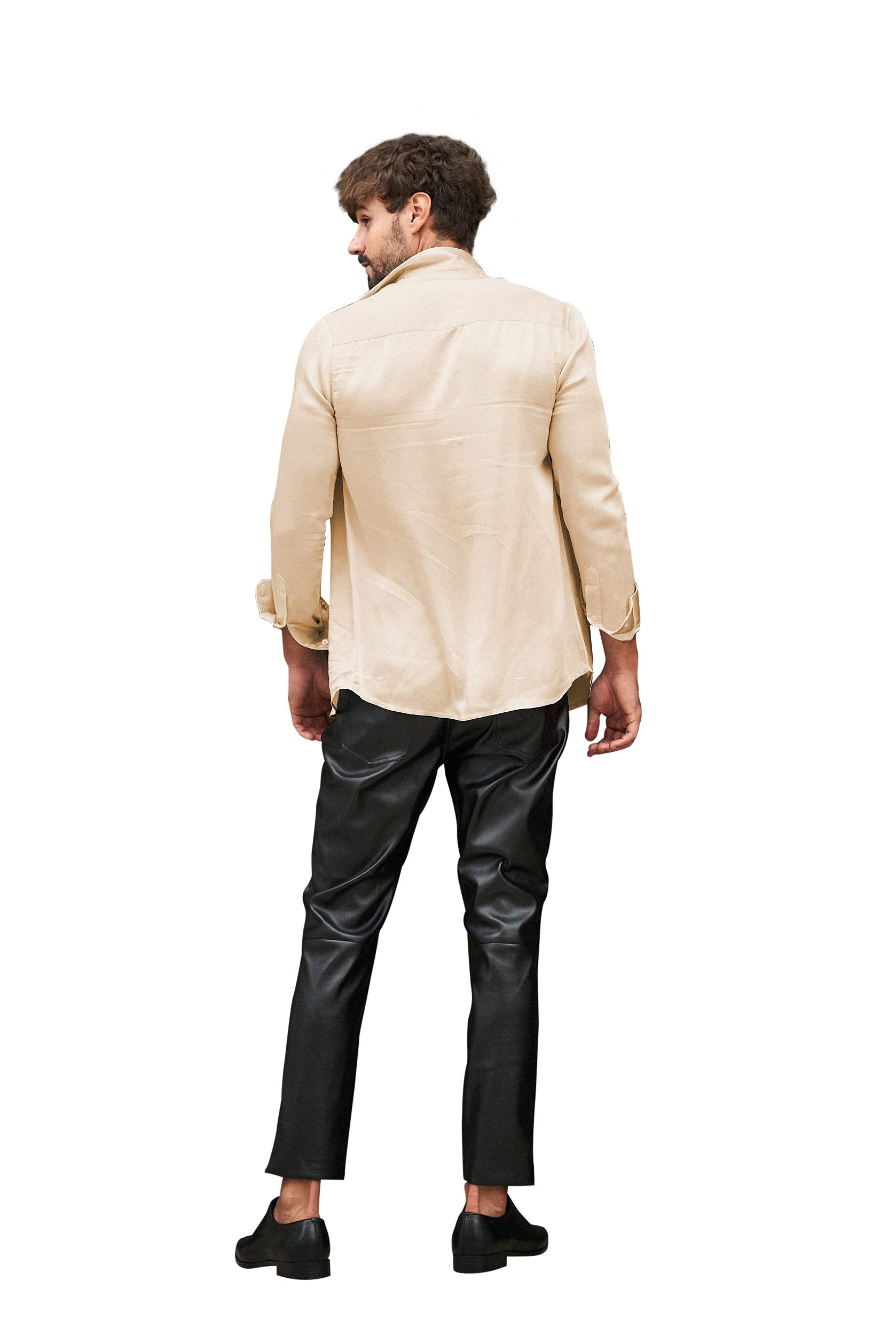 Premium Unisex Silk Collar Shirt - Elegant & Comfortable Formal Wear for Men & Women - Perfect for Business Meetings, Weddings & Special Occasions
