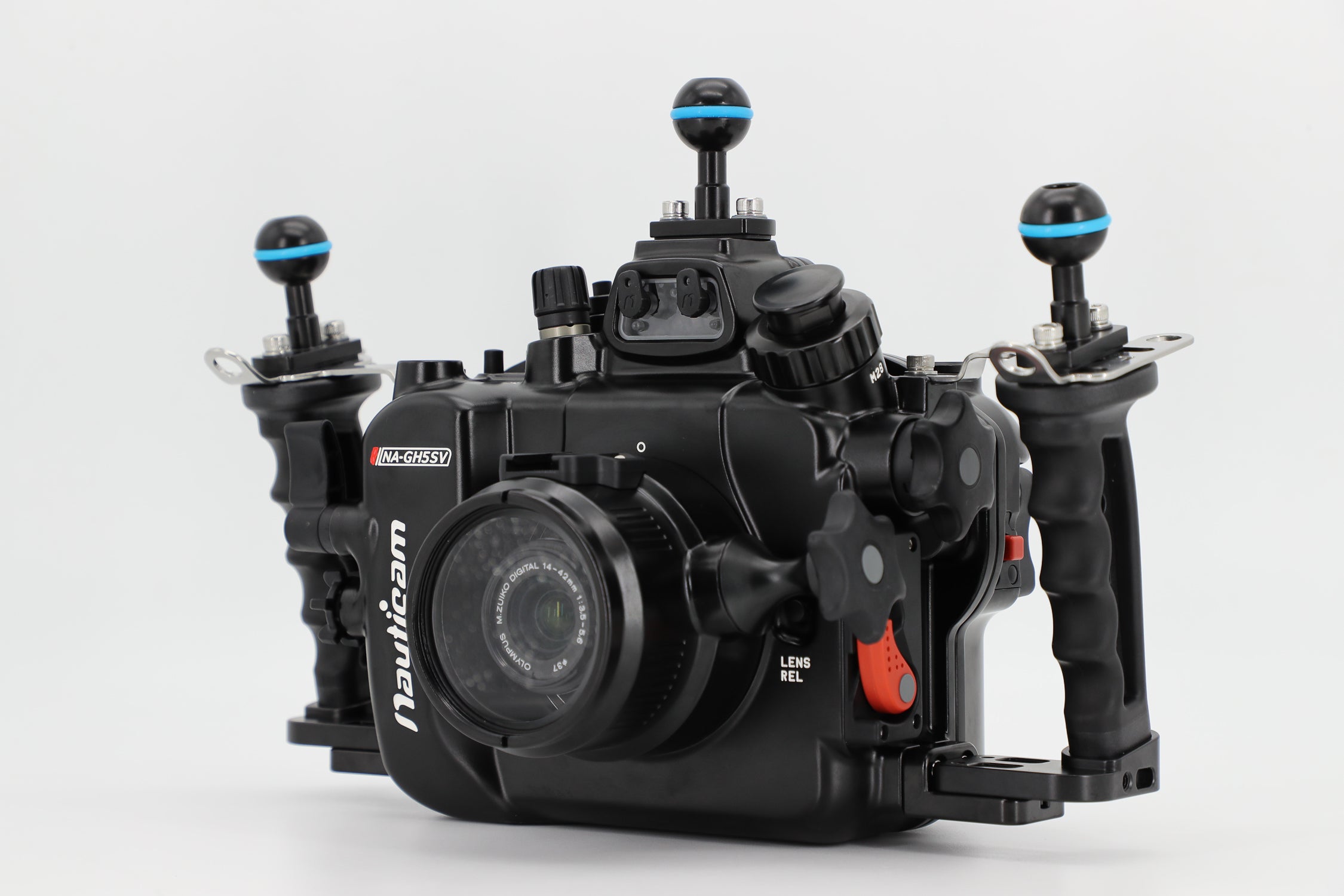 Waterproof Underwater Housing for Panasonic Lumix GH5/GH5S/GH5II Cameras - HDMI 2.0 Support - Ideal for Scuba Diving, Snorkeling & Underwater Photography