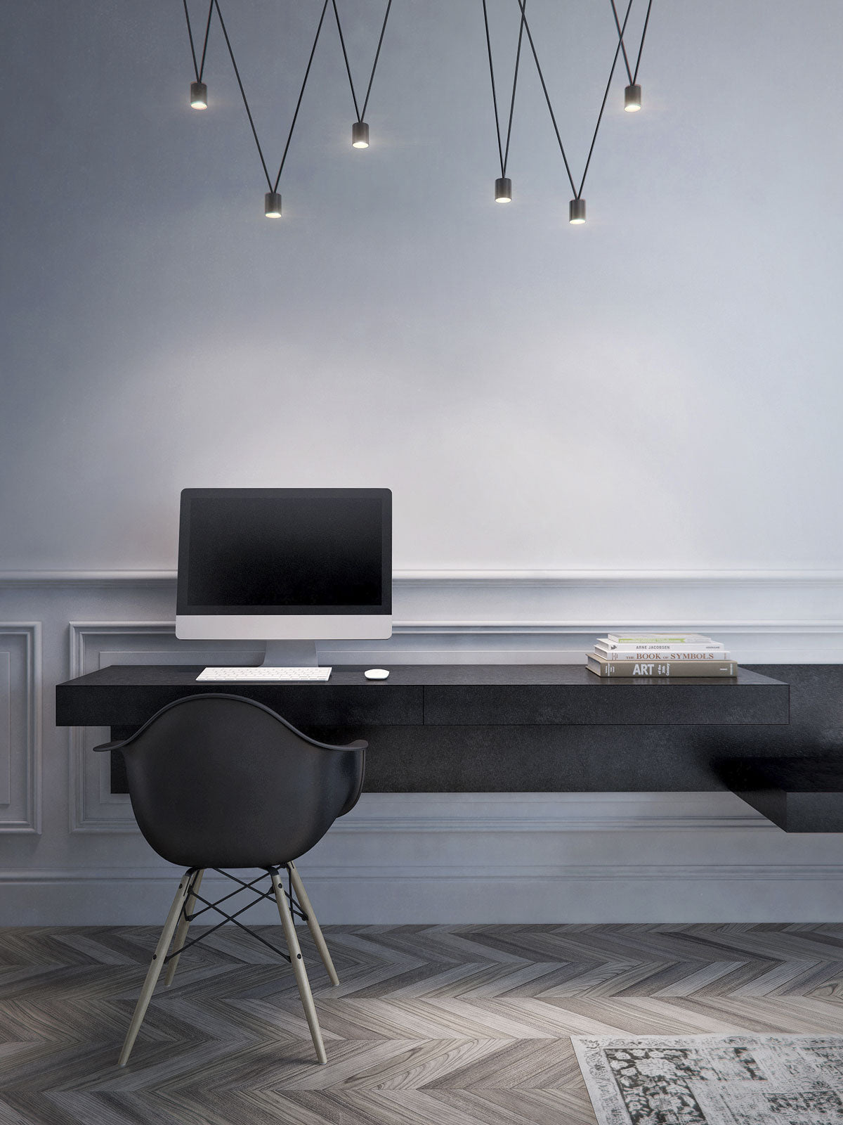 Modern Collection Pendant Lamp - Stylish Hanging Light Fixture for Dining Room, Kitchen Island & Living Room Decor