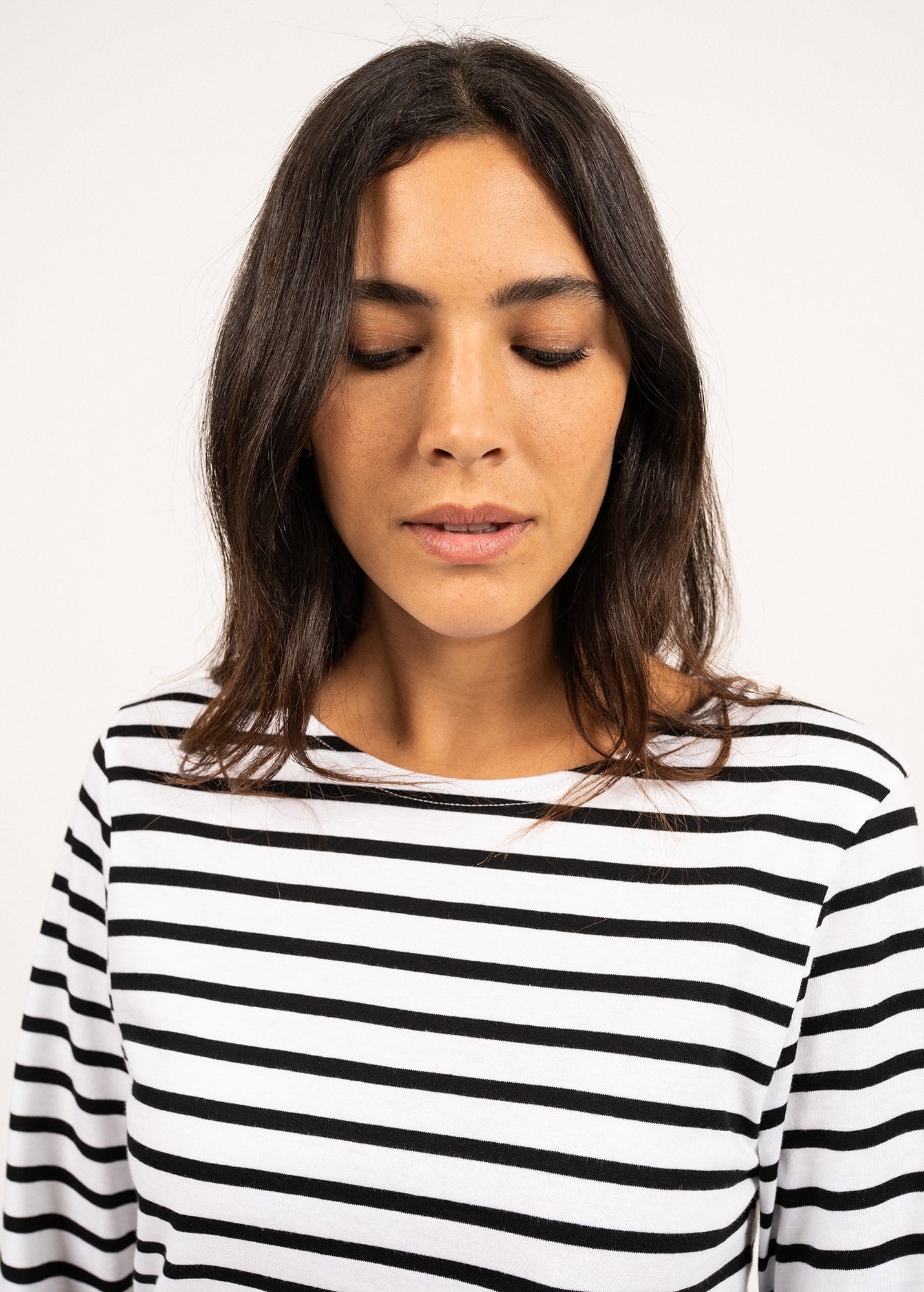 MINQUIERS MODERN Authentic Breton Stripe Shirt for Men | Soft 100% Cotton | Classic Navy & White Stripes | Casual & Business Wear | Perfect for Office, Travel & Date Nights