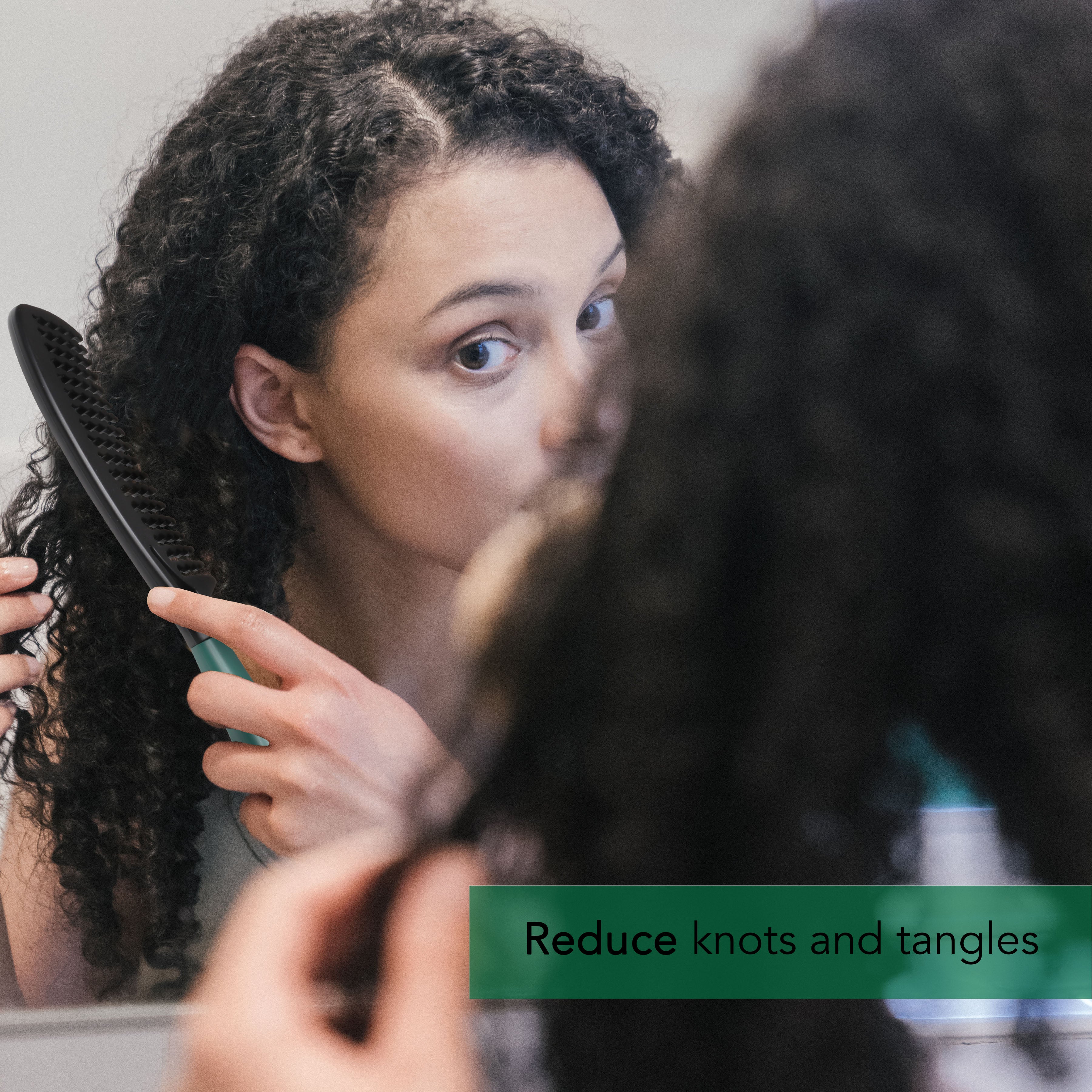 Allegro Combs Gripforte Wide Tooth Comb for Curly Hair - Detangling Hair Brush for Thick, Wavy & Natural Curls - Perfect for Salon, Home & Travel Use
